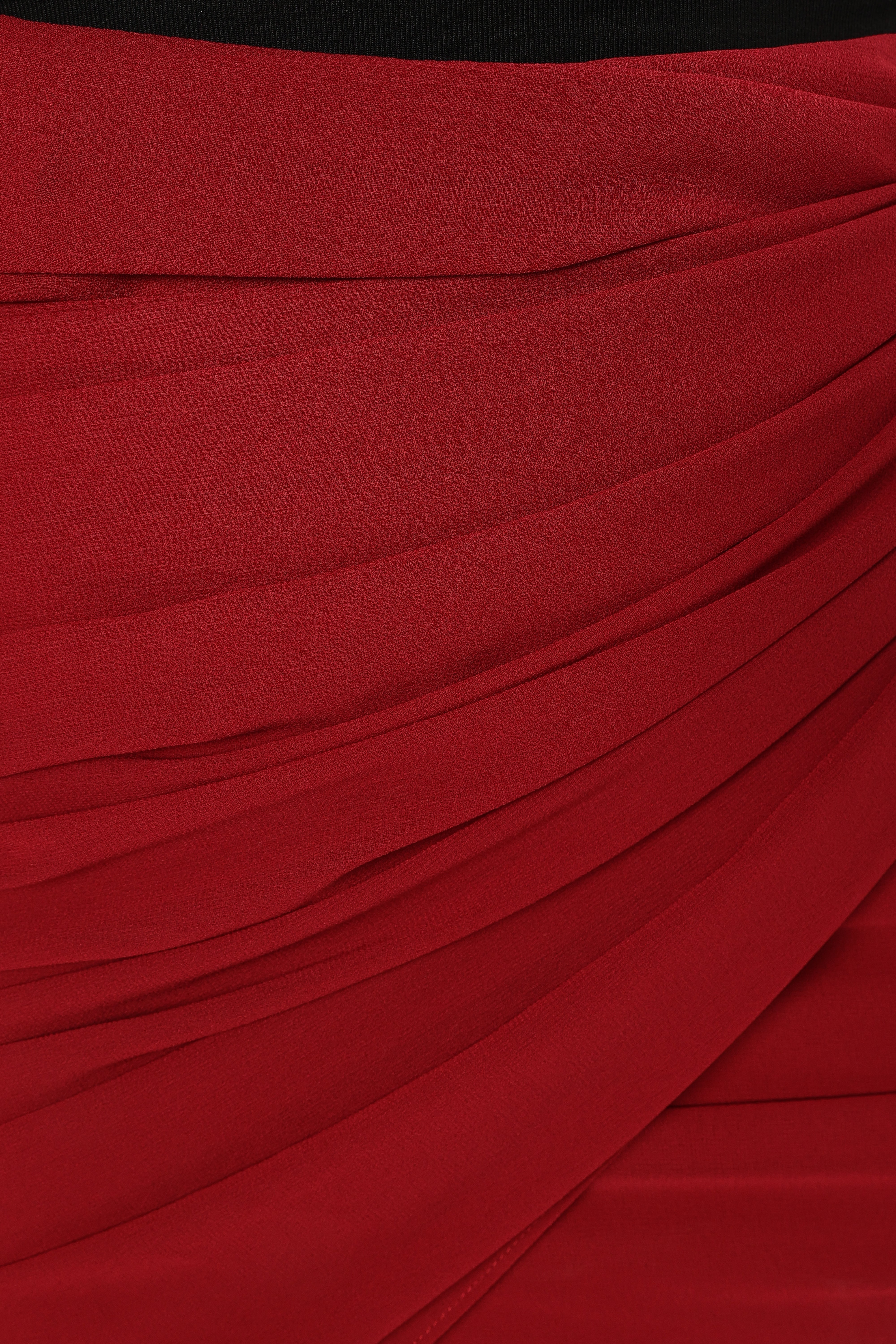 Night Lover Mini Skirt - Merlot