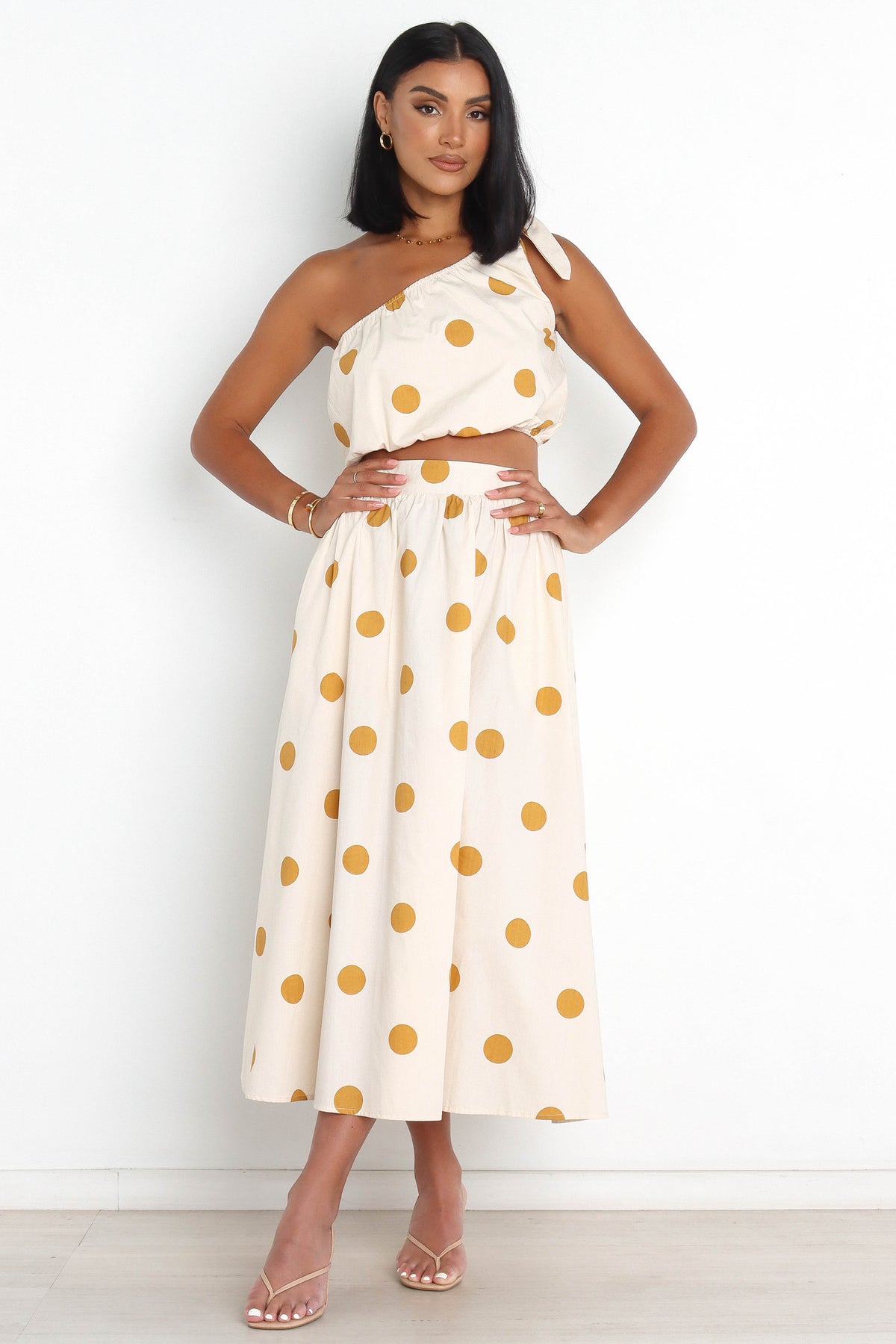 Phillipa Skirt - Beige Spot