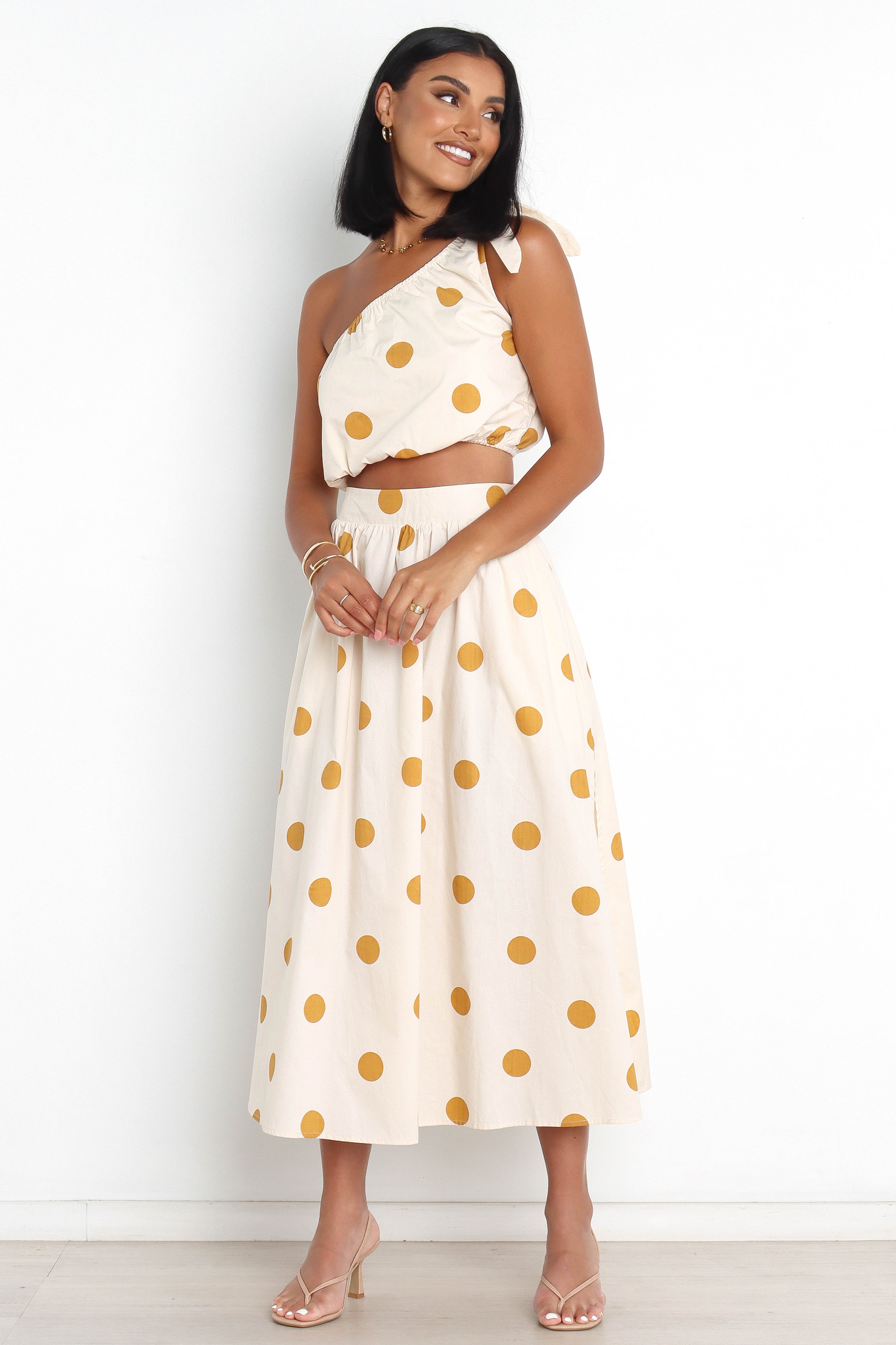 Phillipa Skirt - Beige Spot