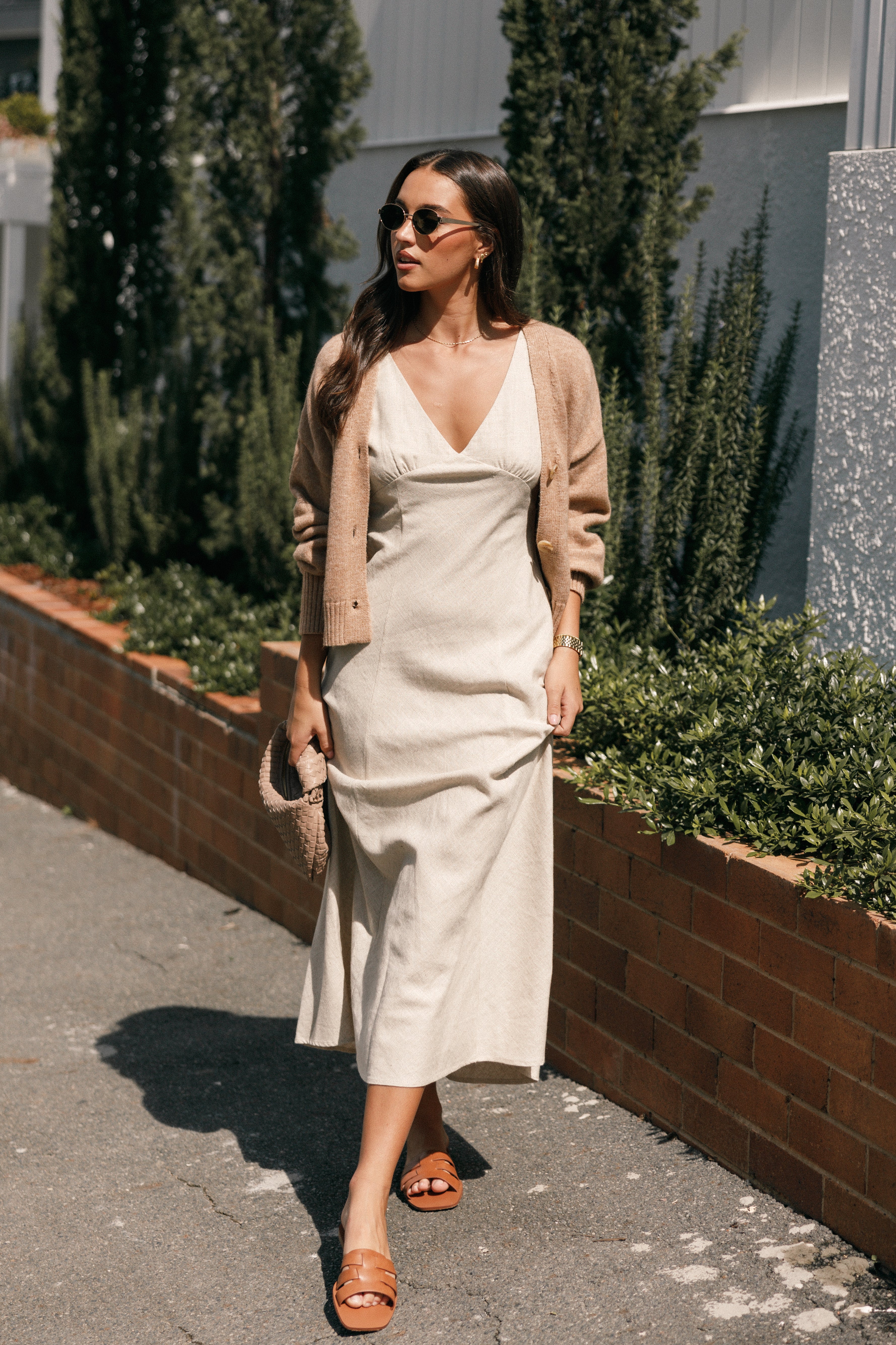 Adren Midi Dress - Oatmeal