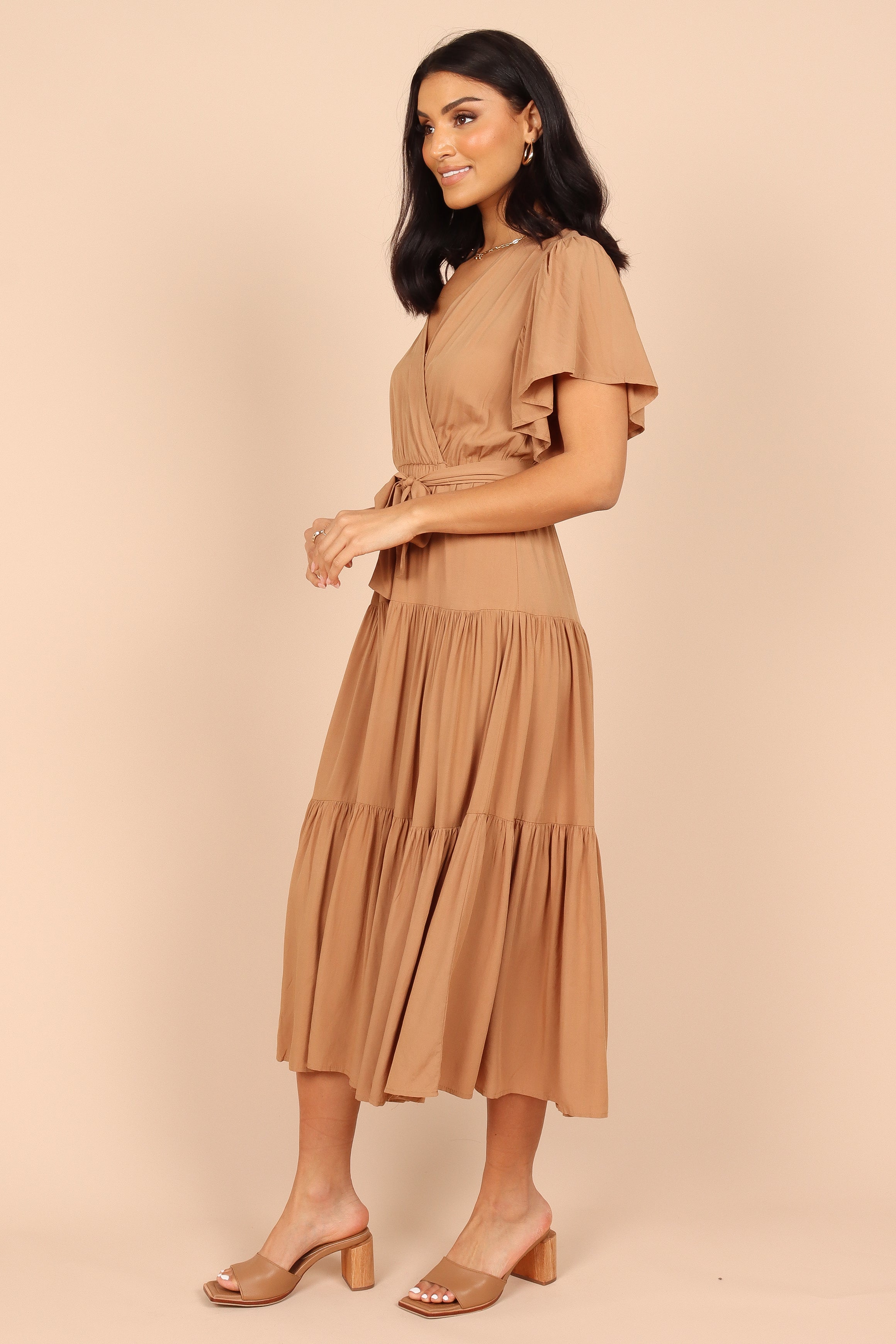 Barker Dress - Tan