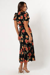 Christine Midi Dress - Sunset Floral