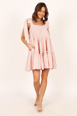 Doria Mini Dress - Pink