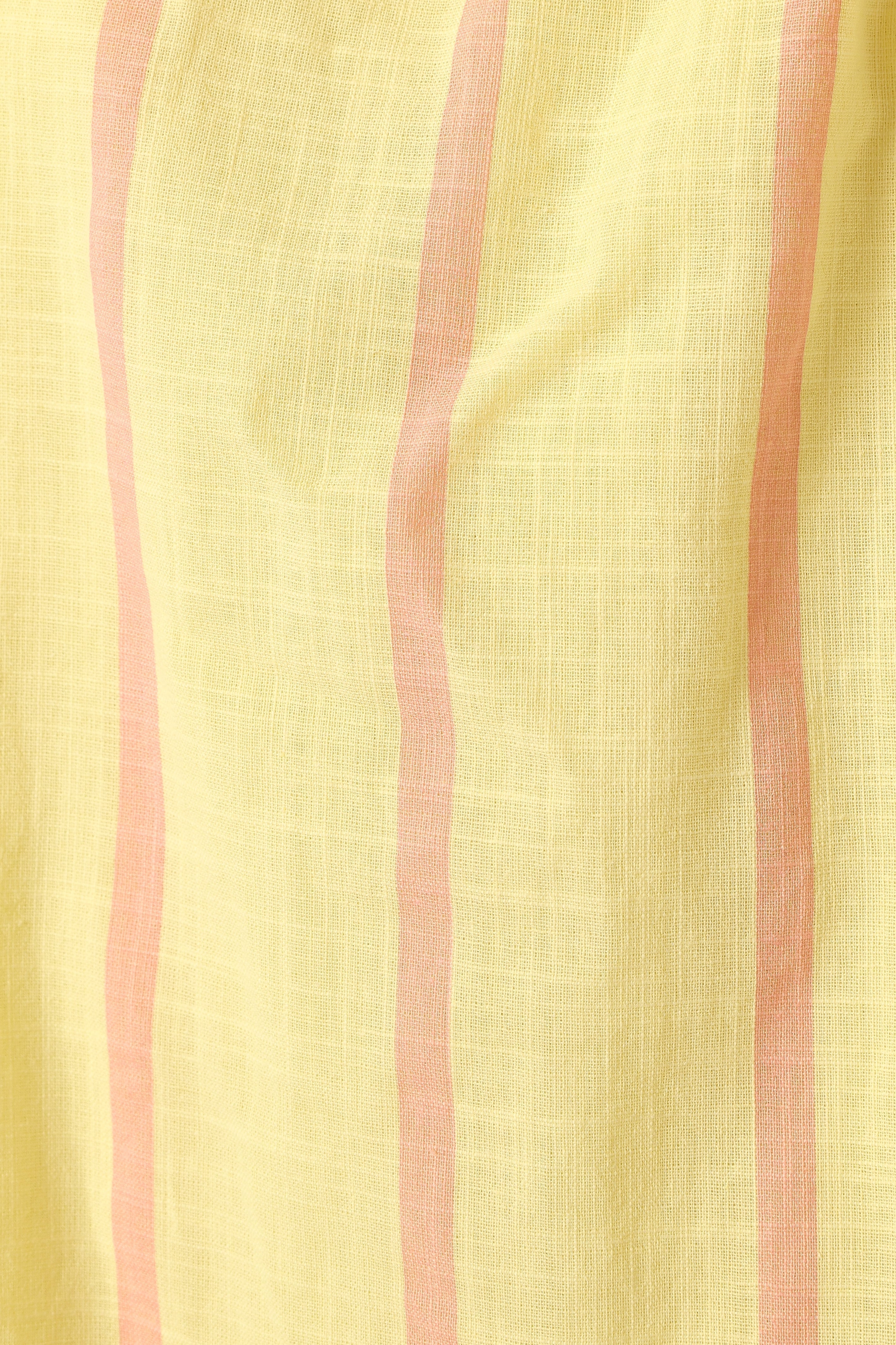 Ellie One Shoulder Dress - Yellow Pink Stripe