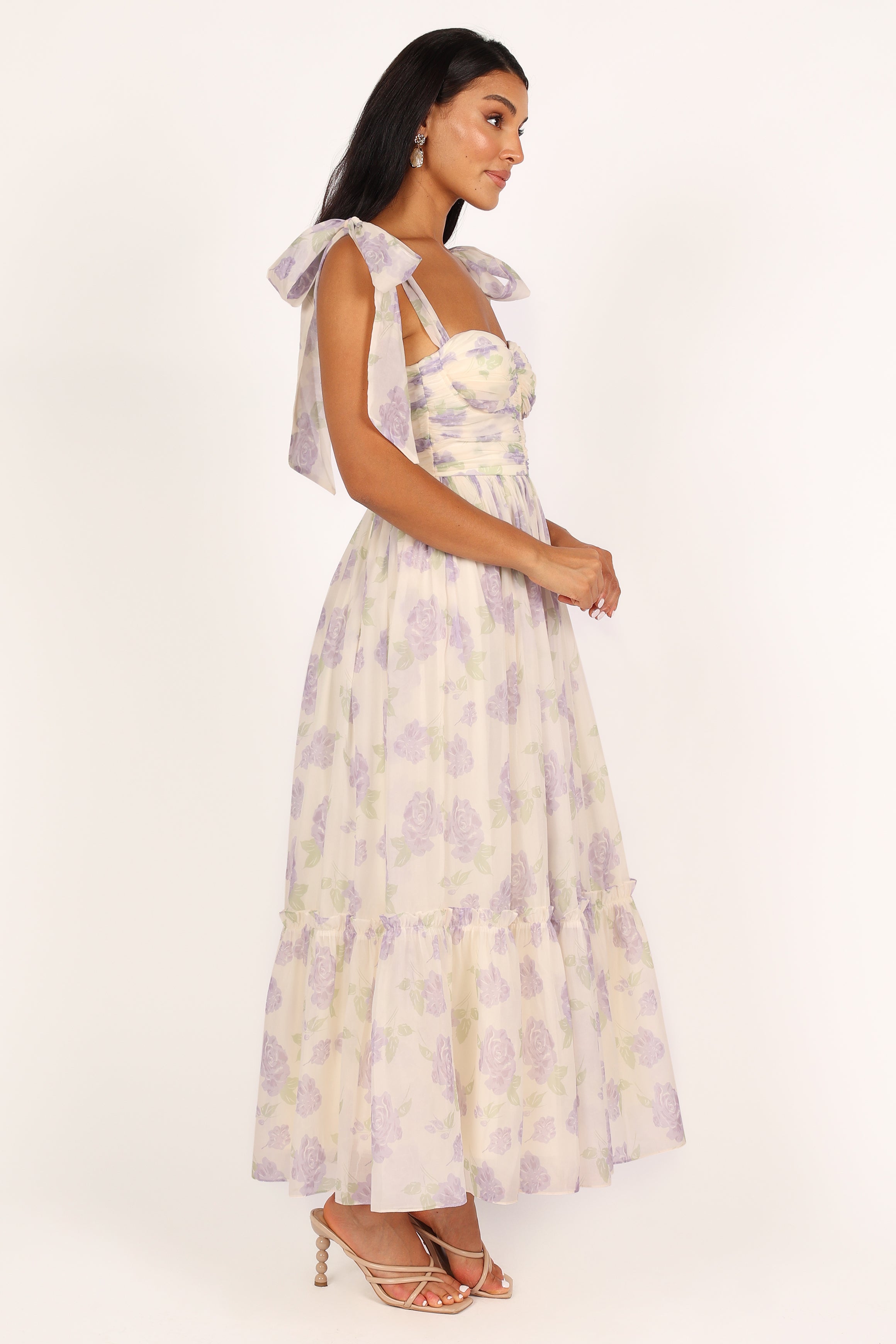 Floret Midi Dress - Lavender
