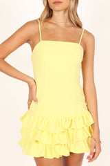 Junee Mini Dress - Lemon
