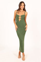 Normani Midi Dress - Olive