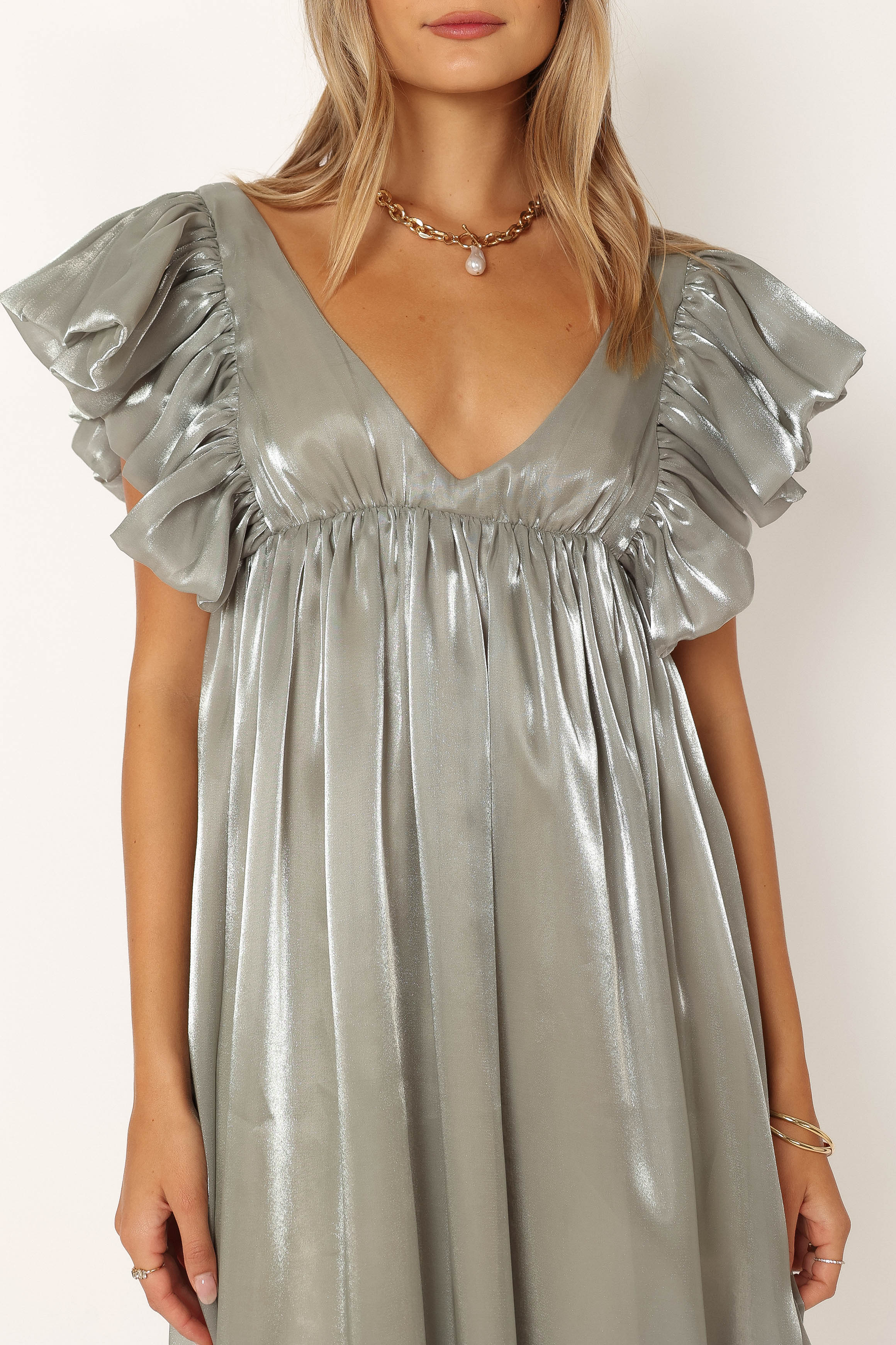 Oro Midi Dress - Olive