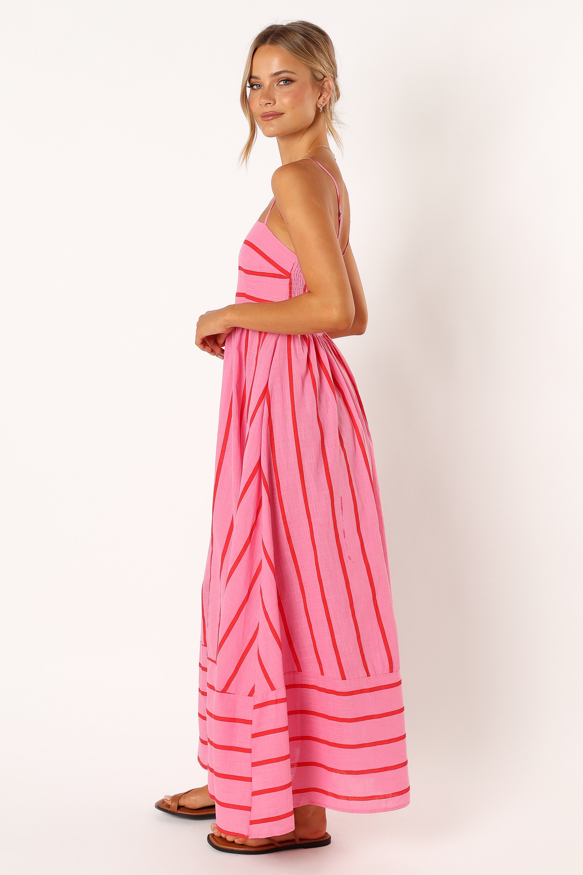 Pixie Maxi Dress - Pink Red