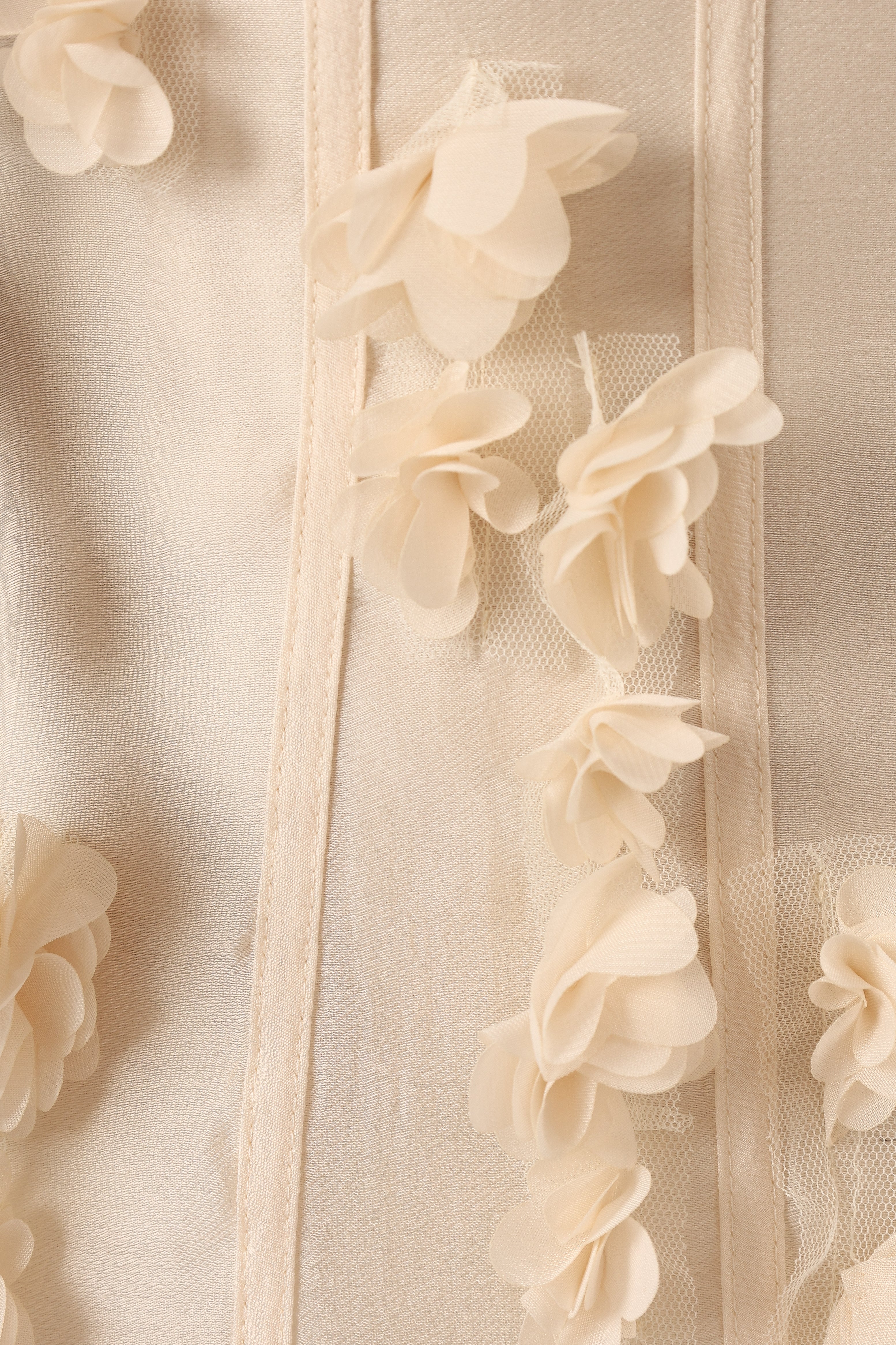 Posedly Midi Dress - Cream