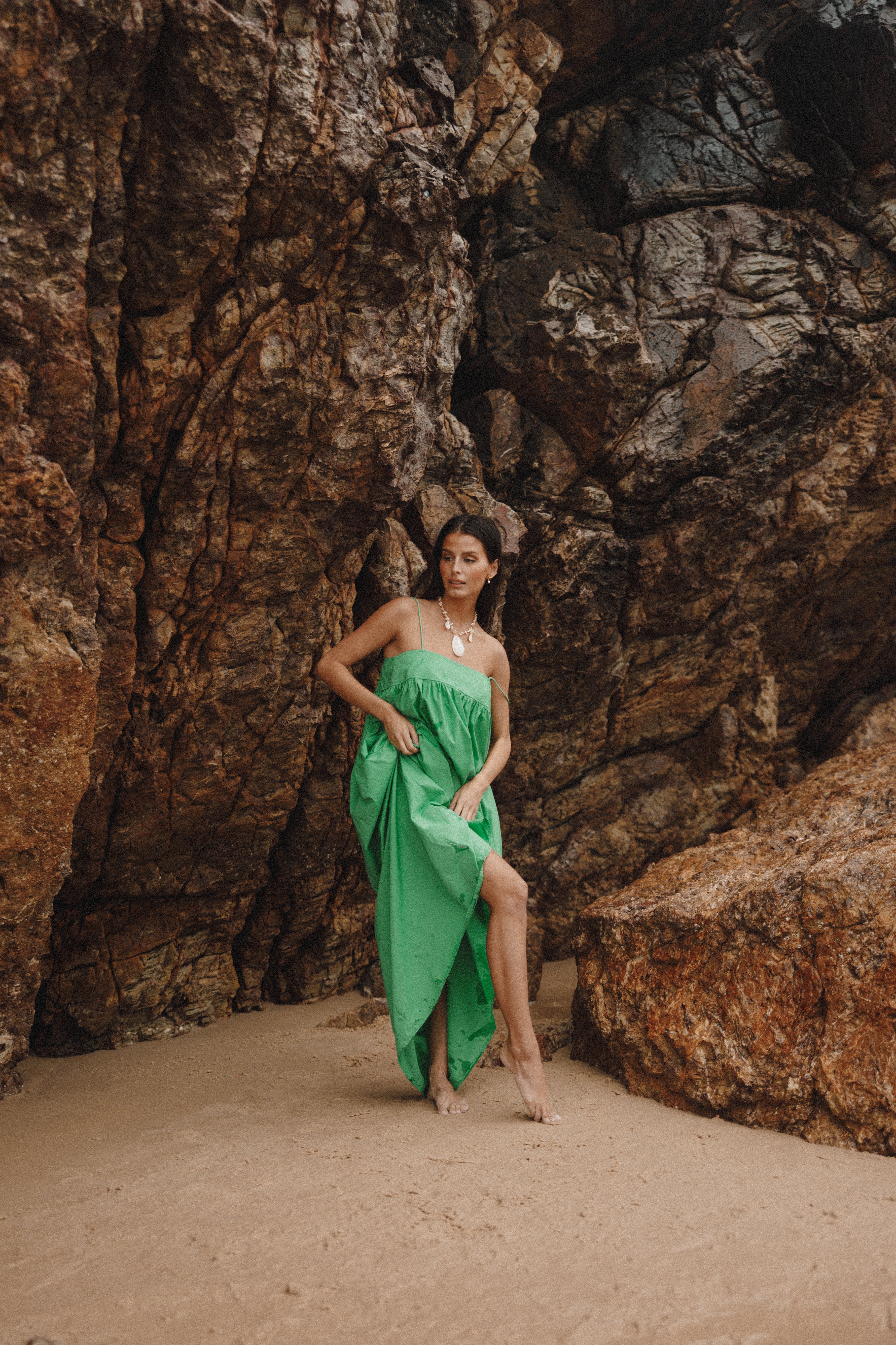 Serina Maxi Dress - Green