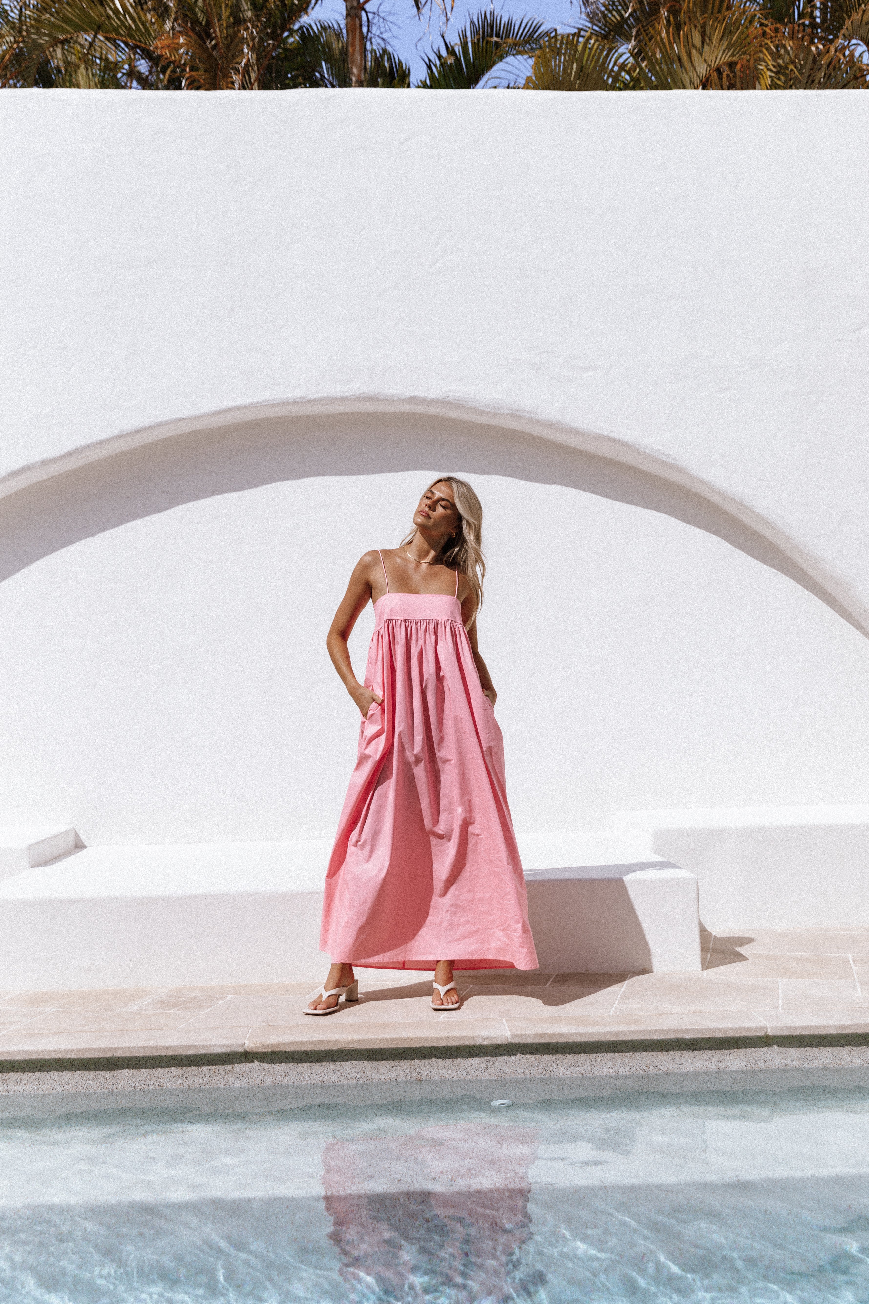 Serina Maxi Dress - Pink