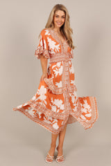 Silvio Maxi Dress - Orange