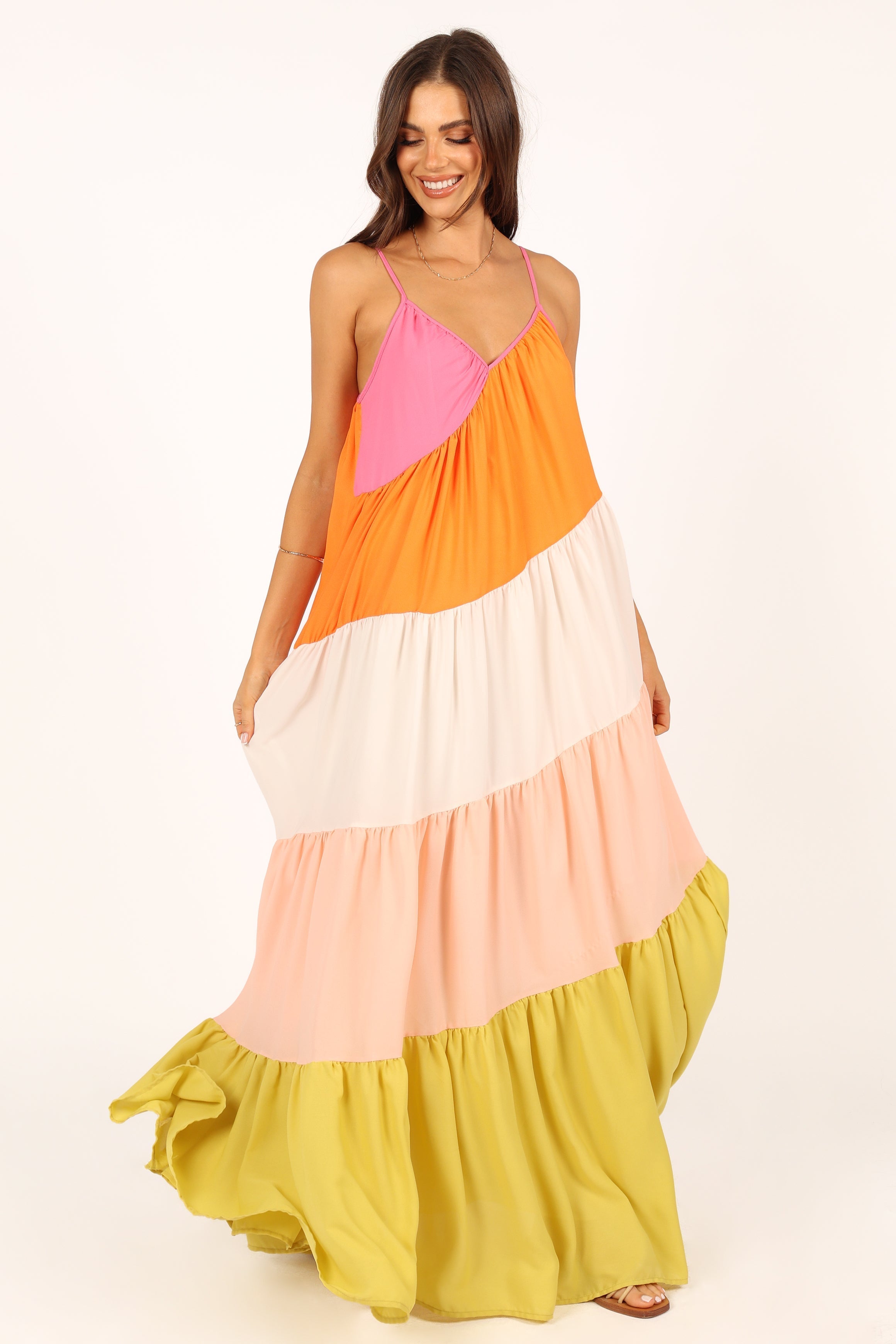 Tallulah Tiered Maxi Dress - Multi