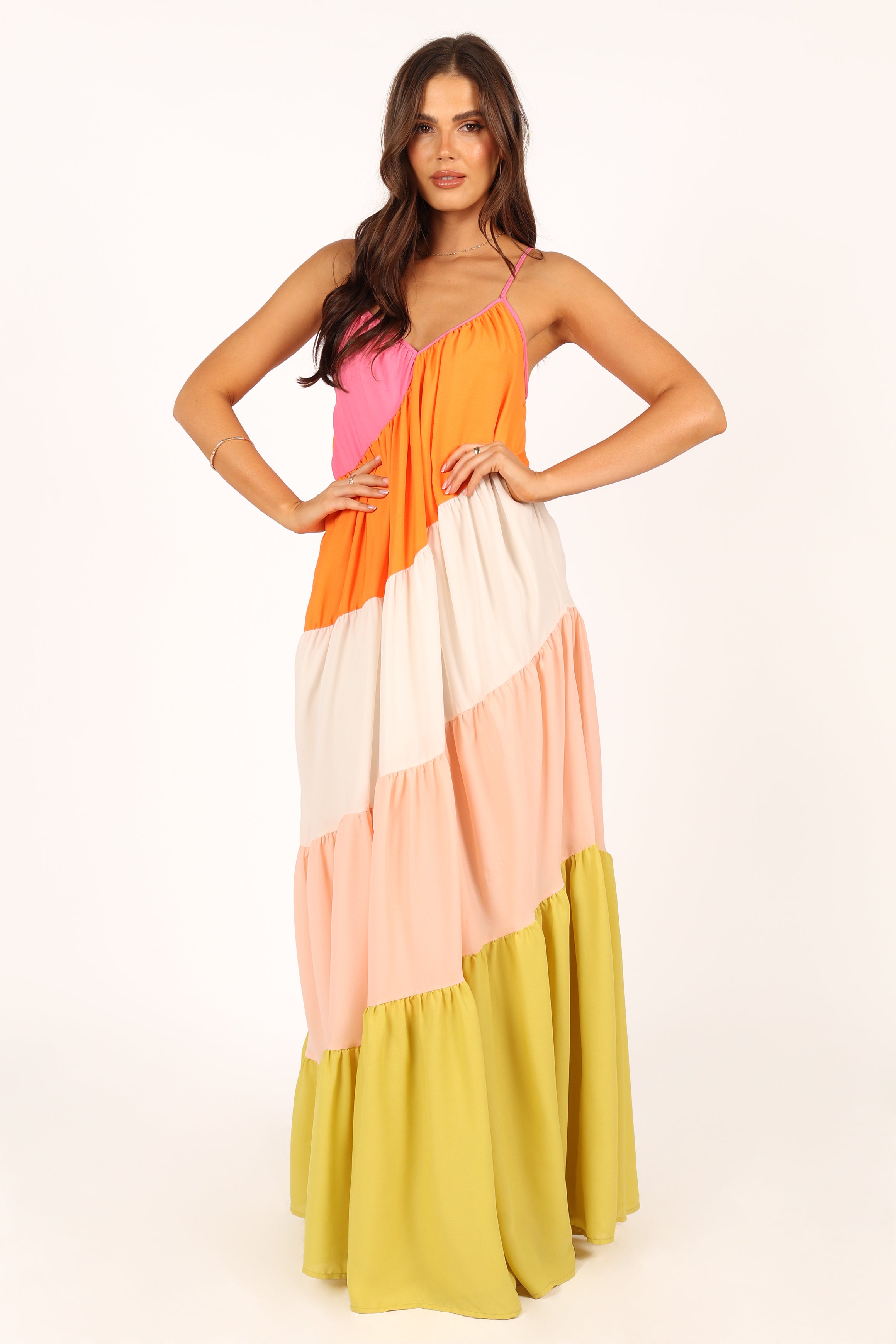 Tallulah Tiered Maxi Dress - Multi