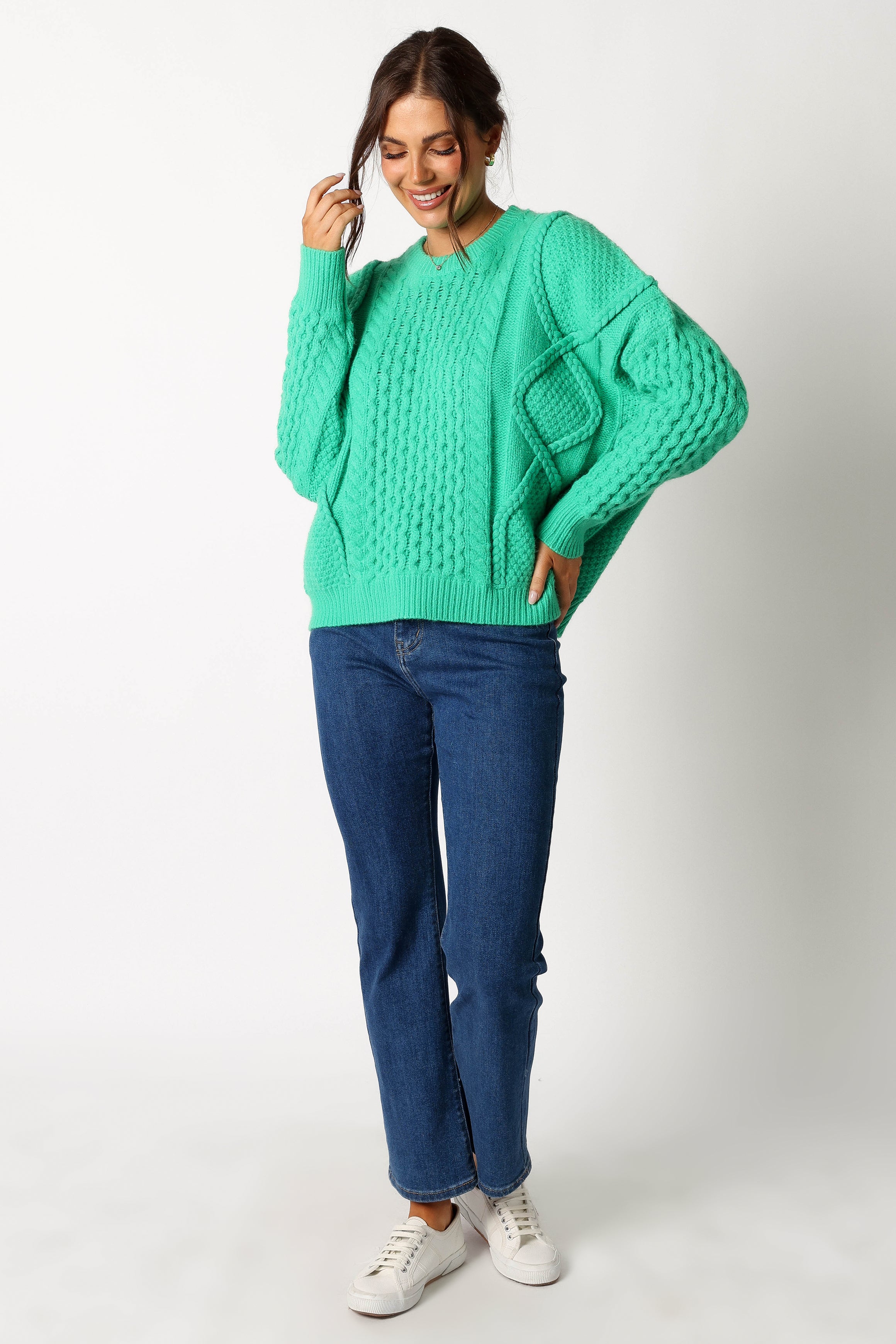 Bentley Knit Sweater - Green