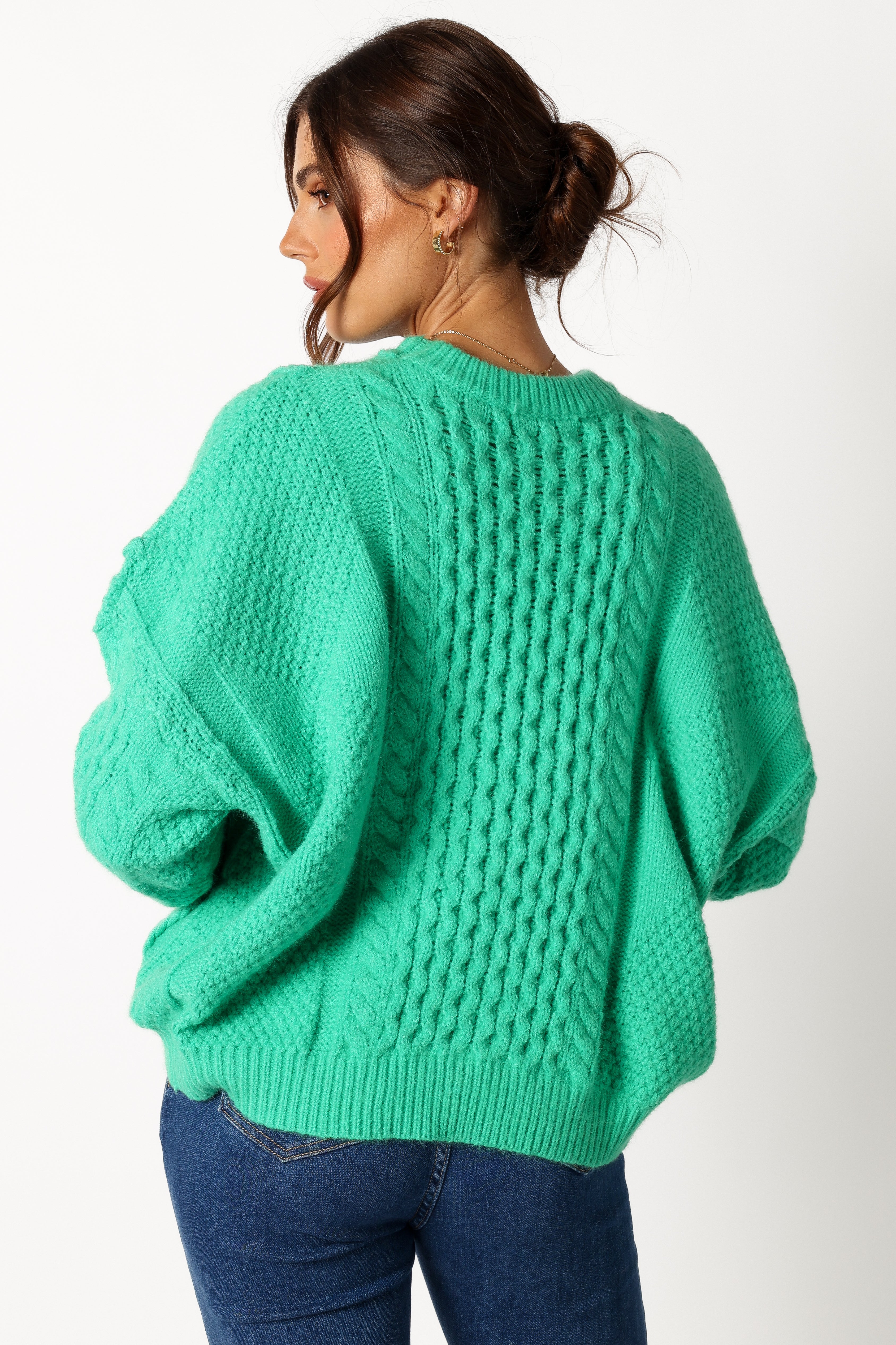 Bentley Knit Sweater - Green