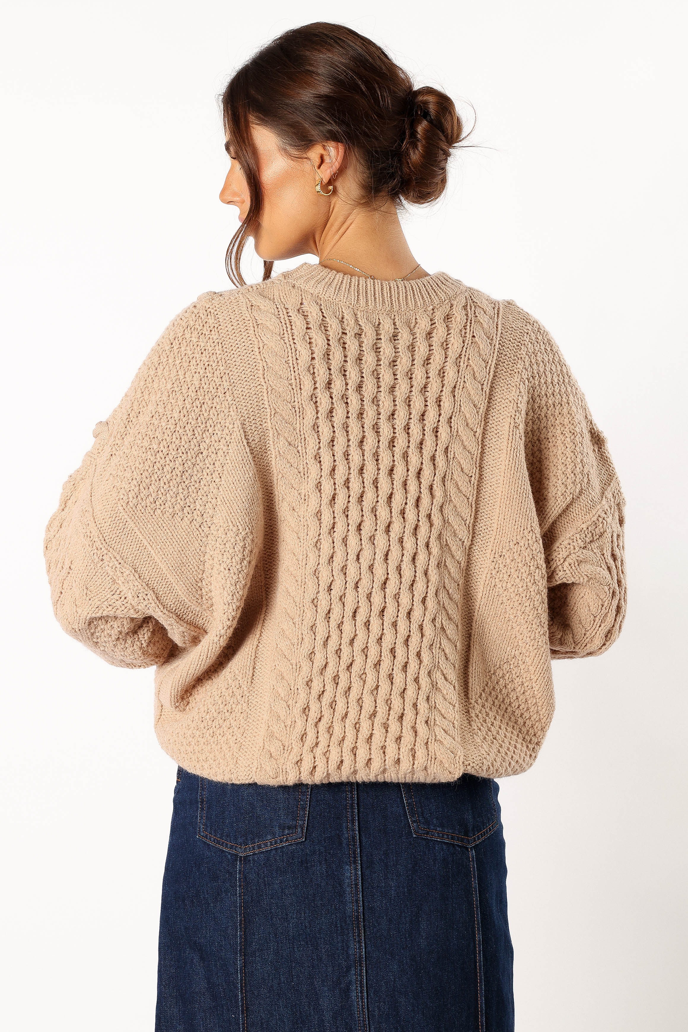 Bentley Knit Sweater - Oatmeal