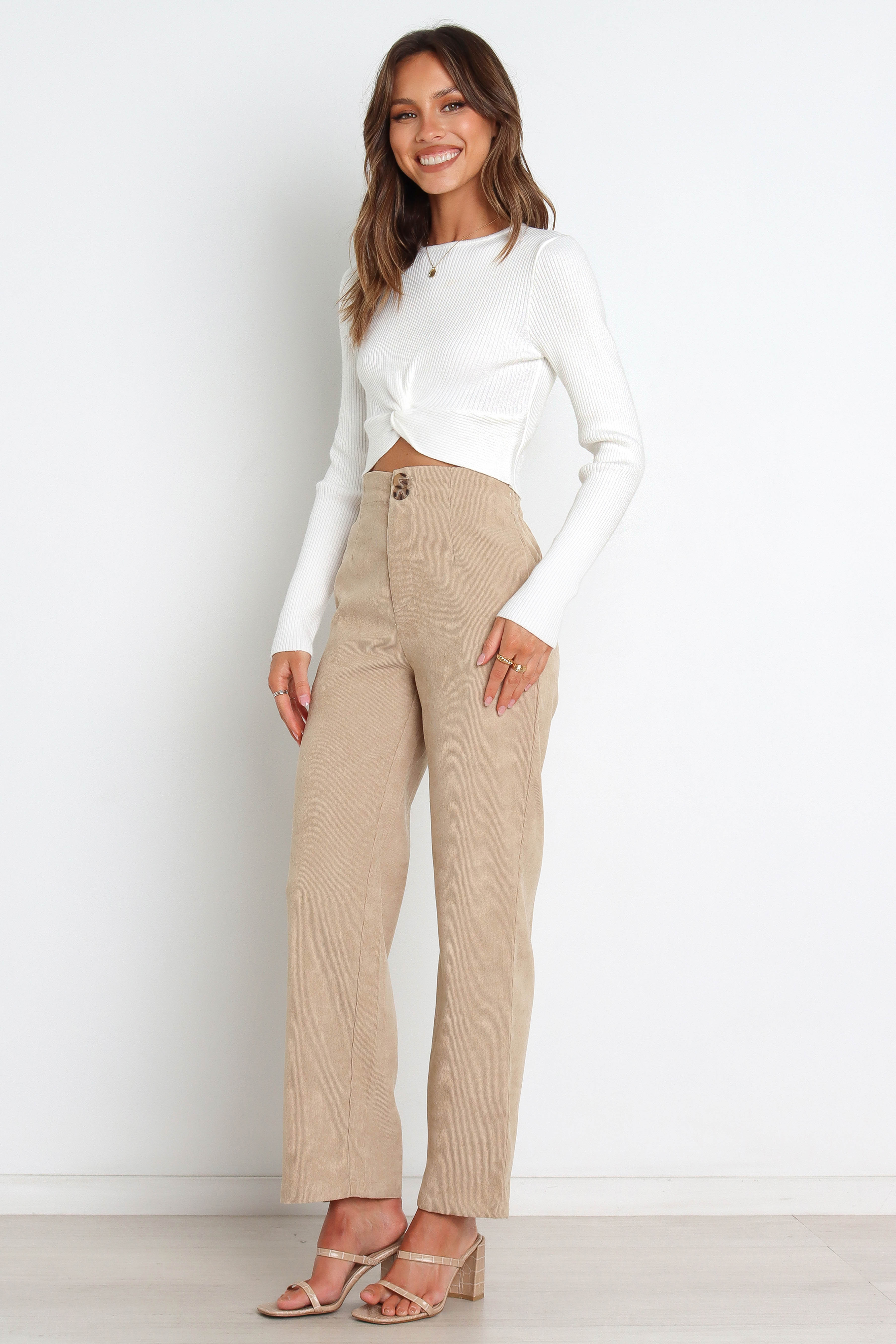 Provence Knit Sweater - White