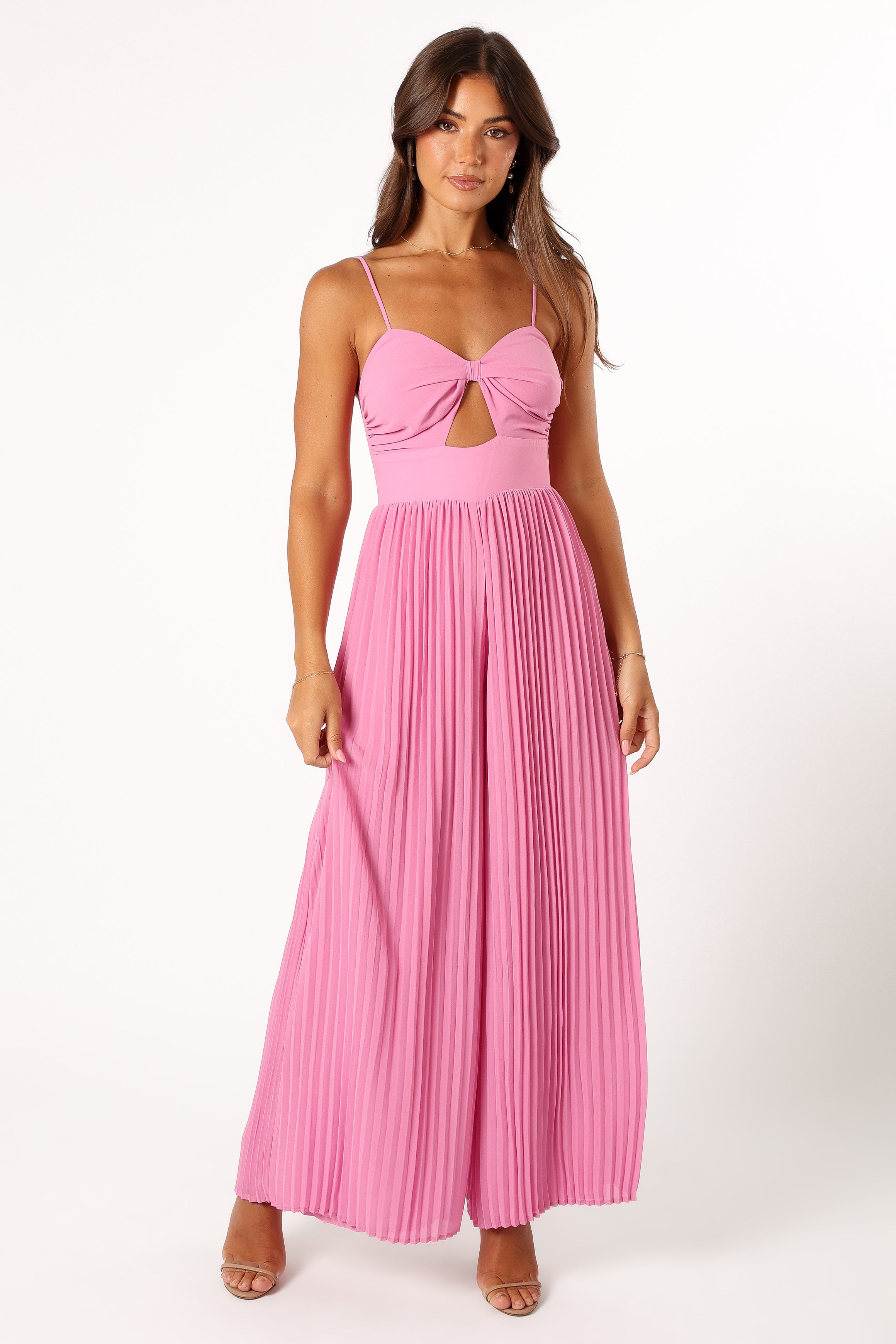 Alice Wide Leg Jumpsuit - Pink