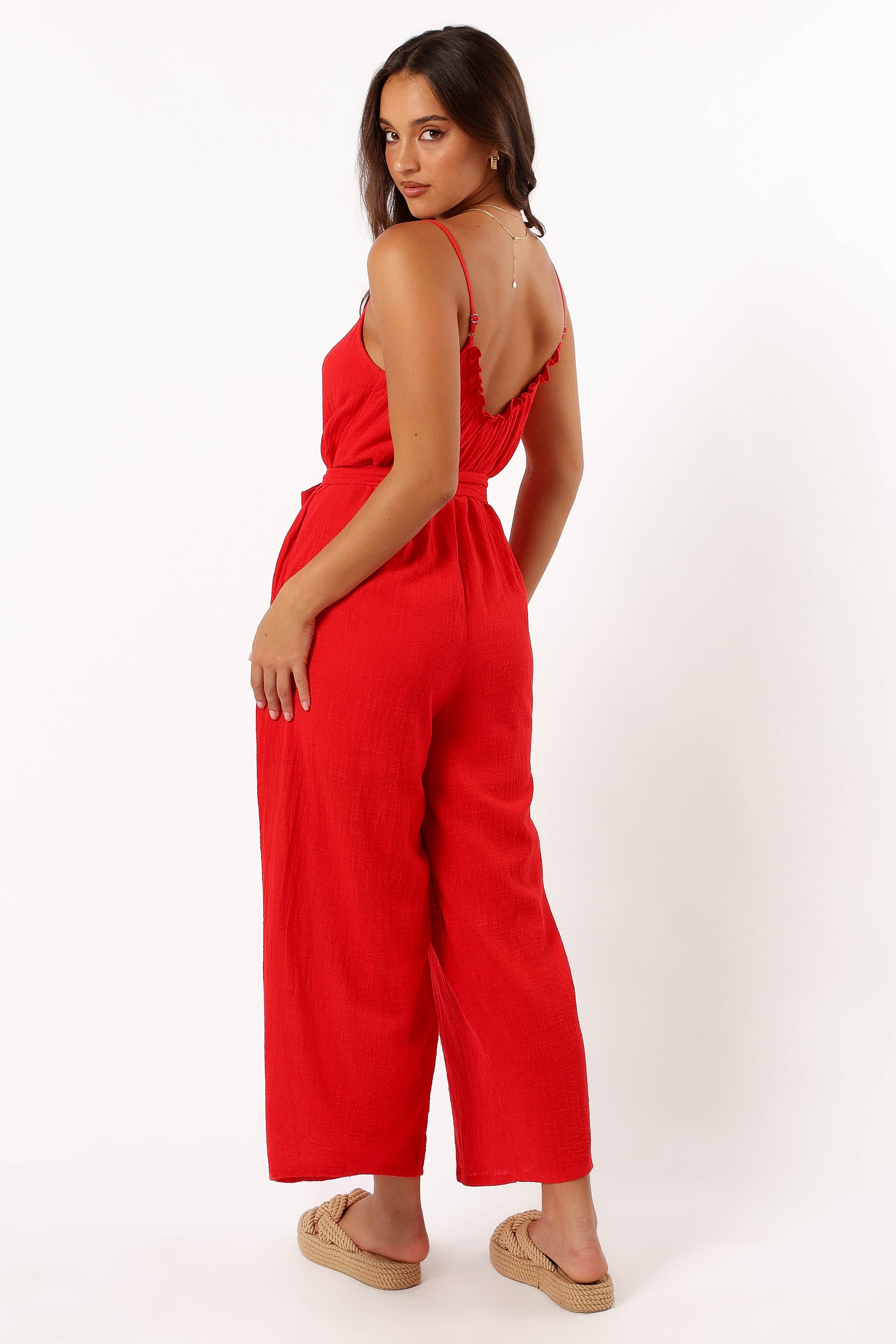 Alondra Jumpsuit - Red