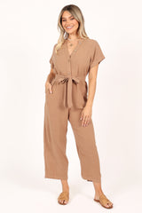 Archie Jumpsuit - Mocha