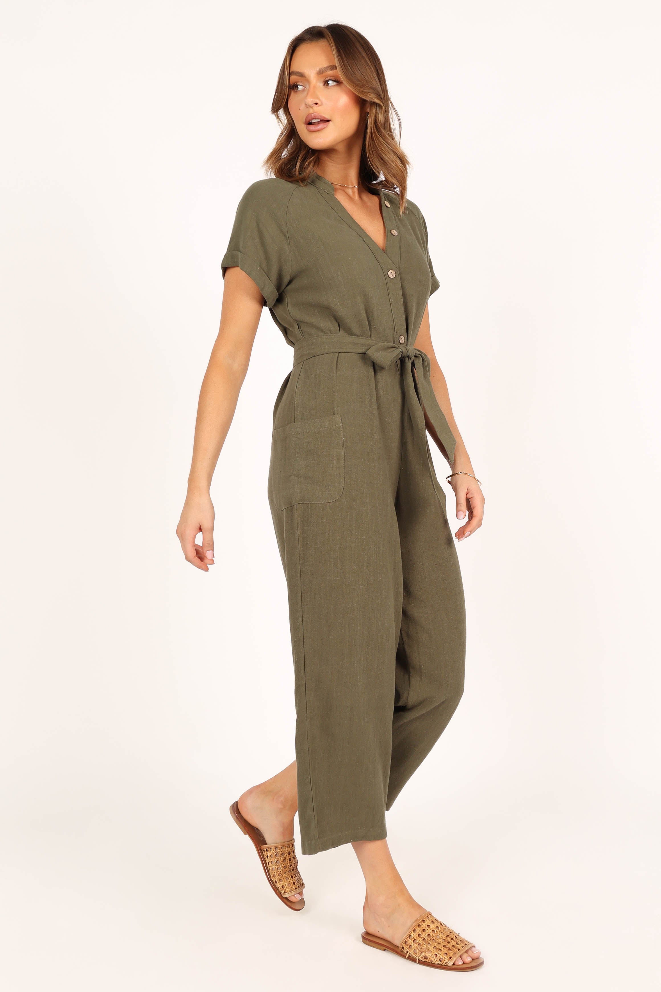 Archie Jumpsuit - Olive