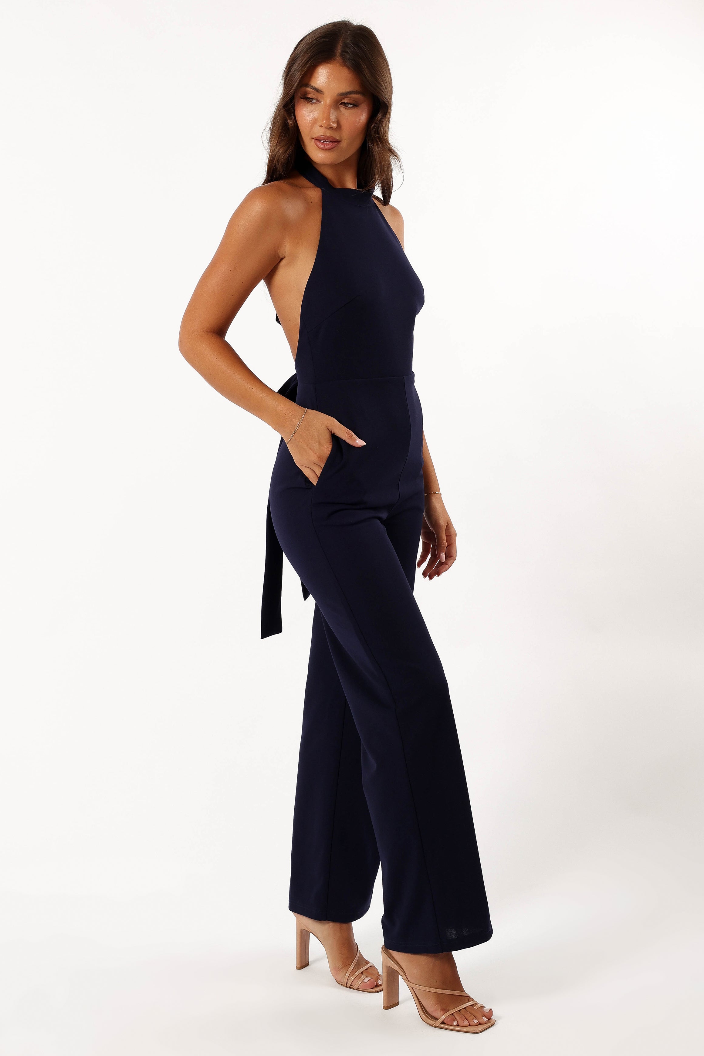 Clara Bow Jumpsuit - Navy