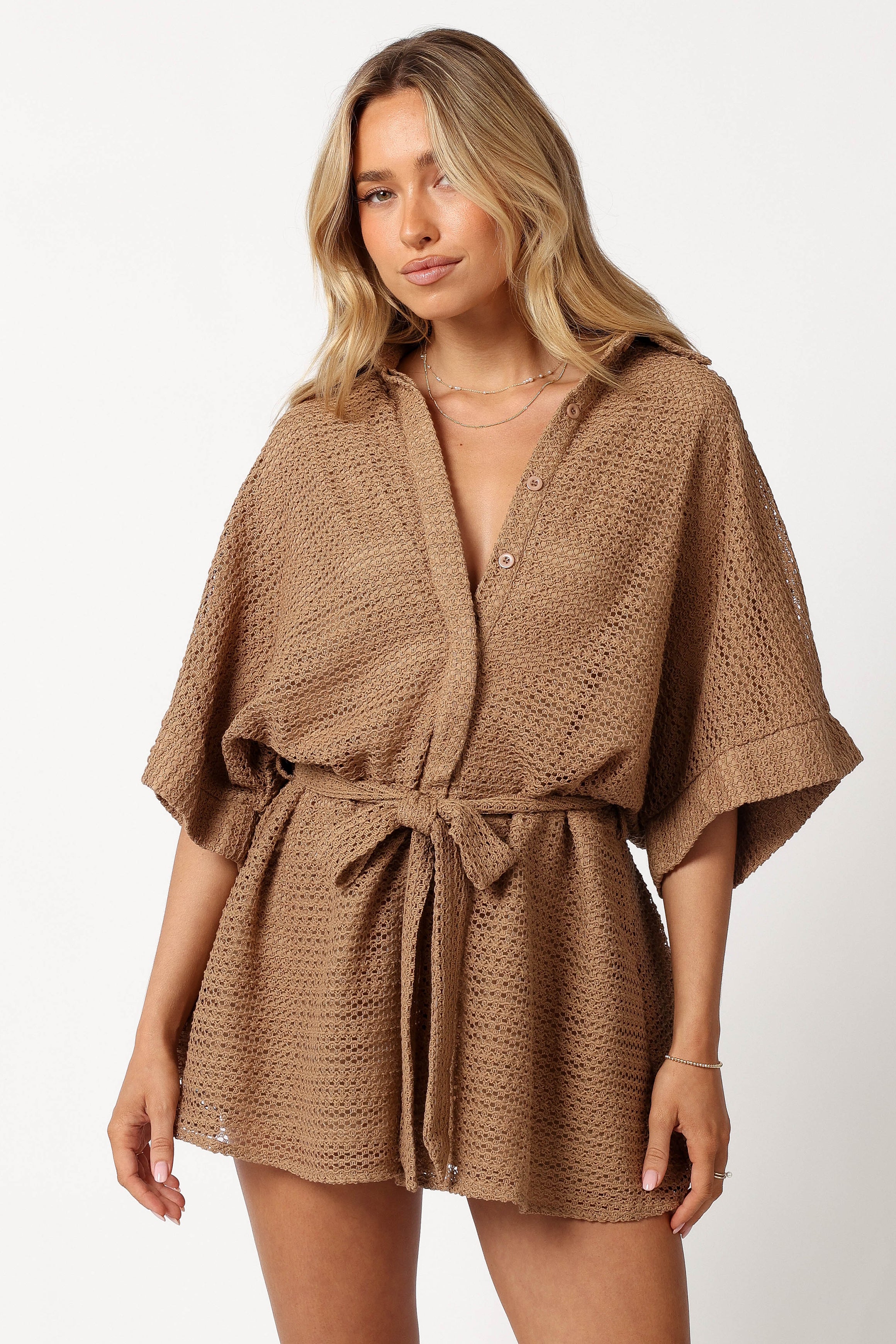 Culpo Romper - Mocha