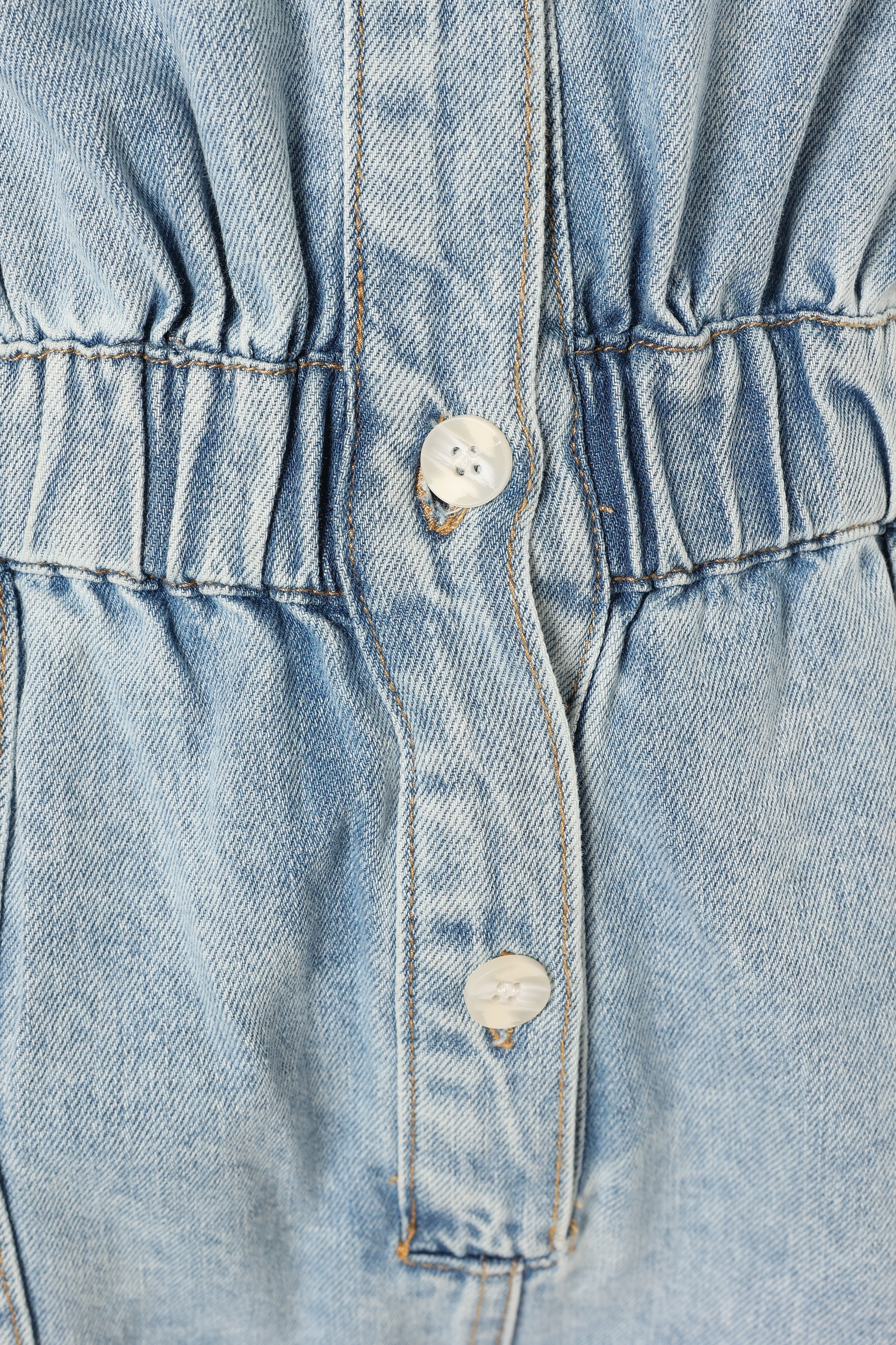 Danielle Romper - Medium Denim