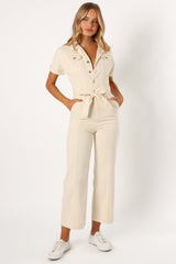 Demi Jumpsuit - Ecru