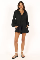 Elsa Romper - Black