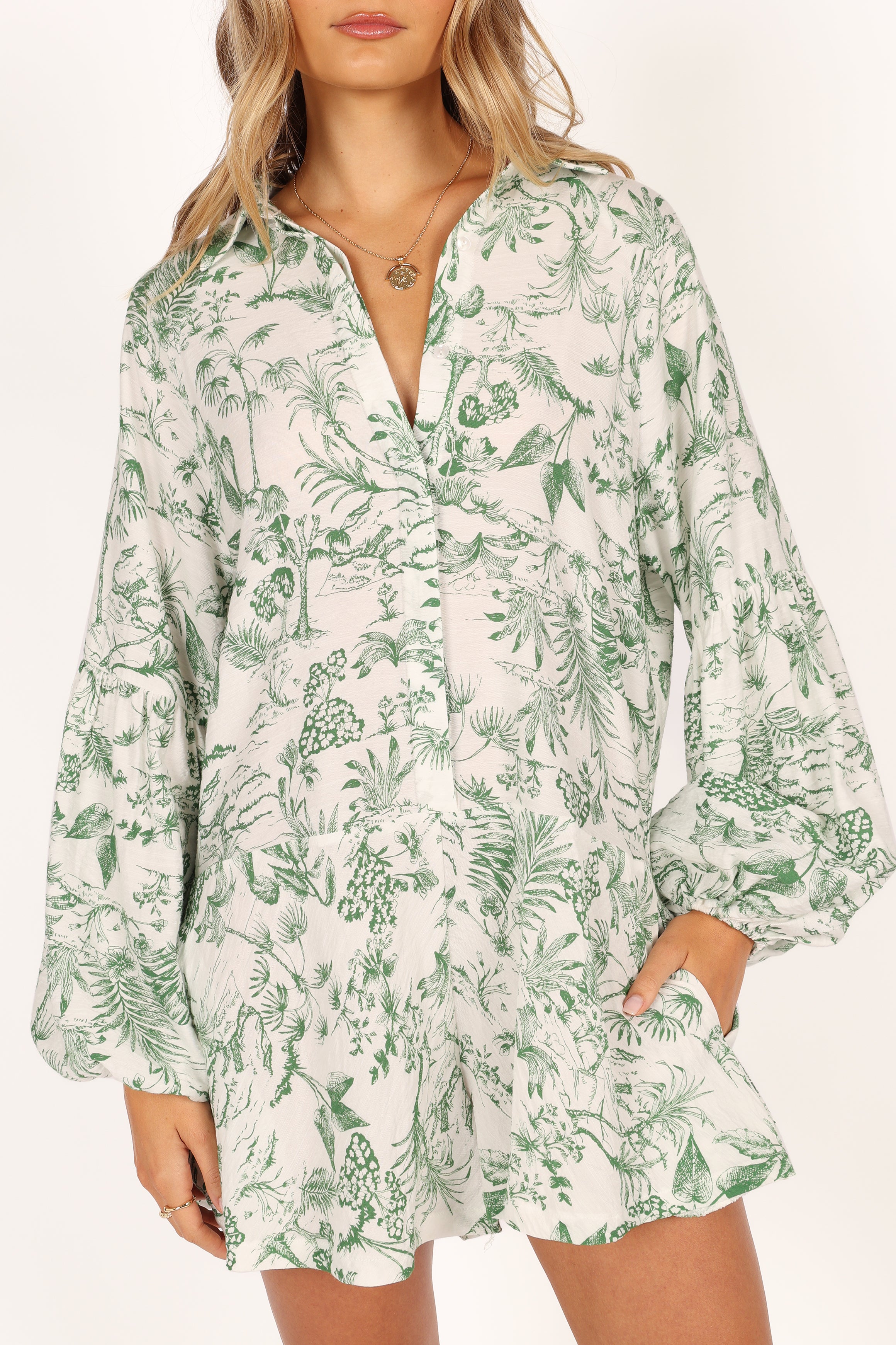 Elsa Playsuit - Green