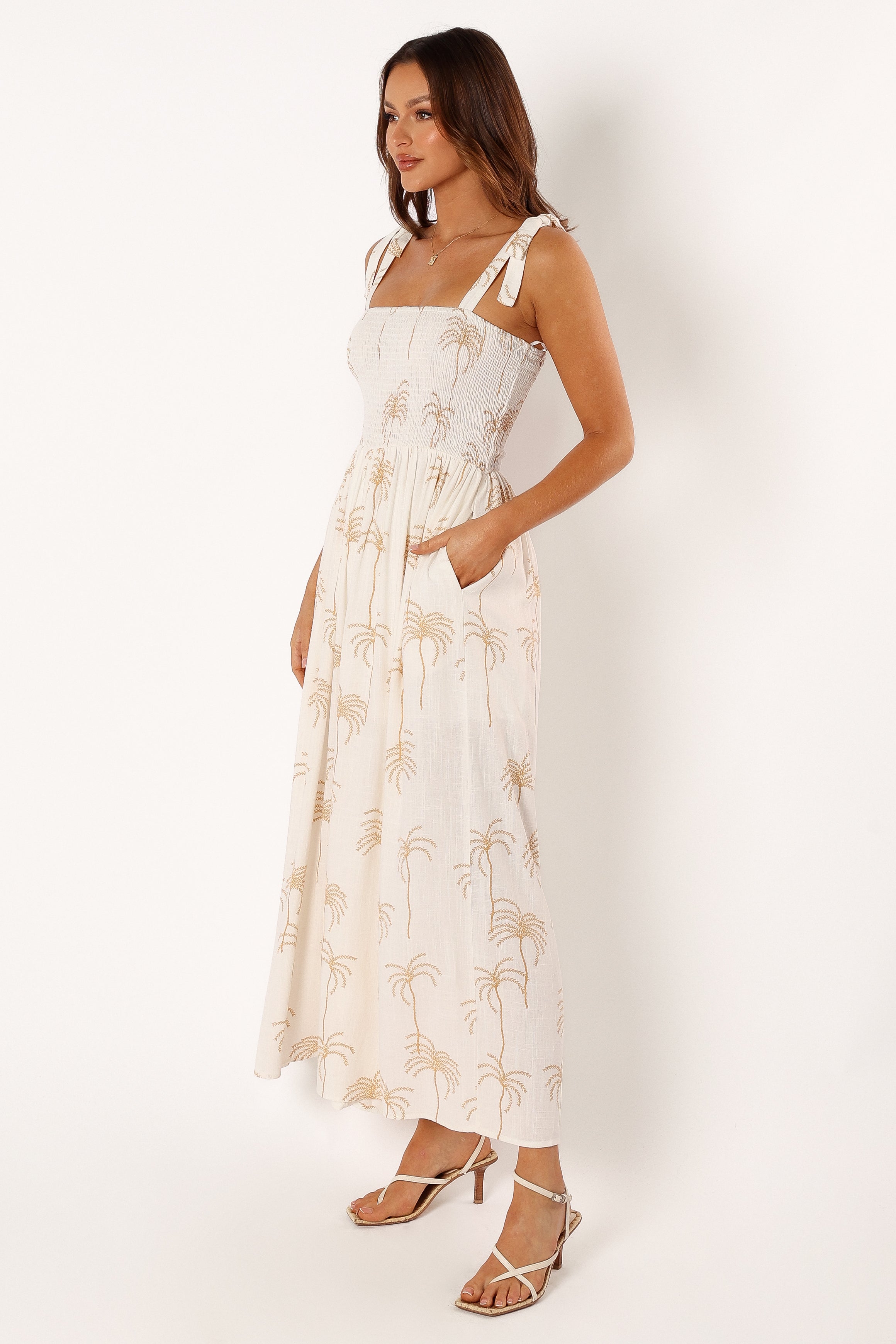 Ginelle Jumpsuit - White Print