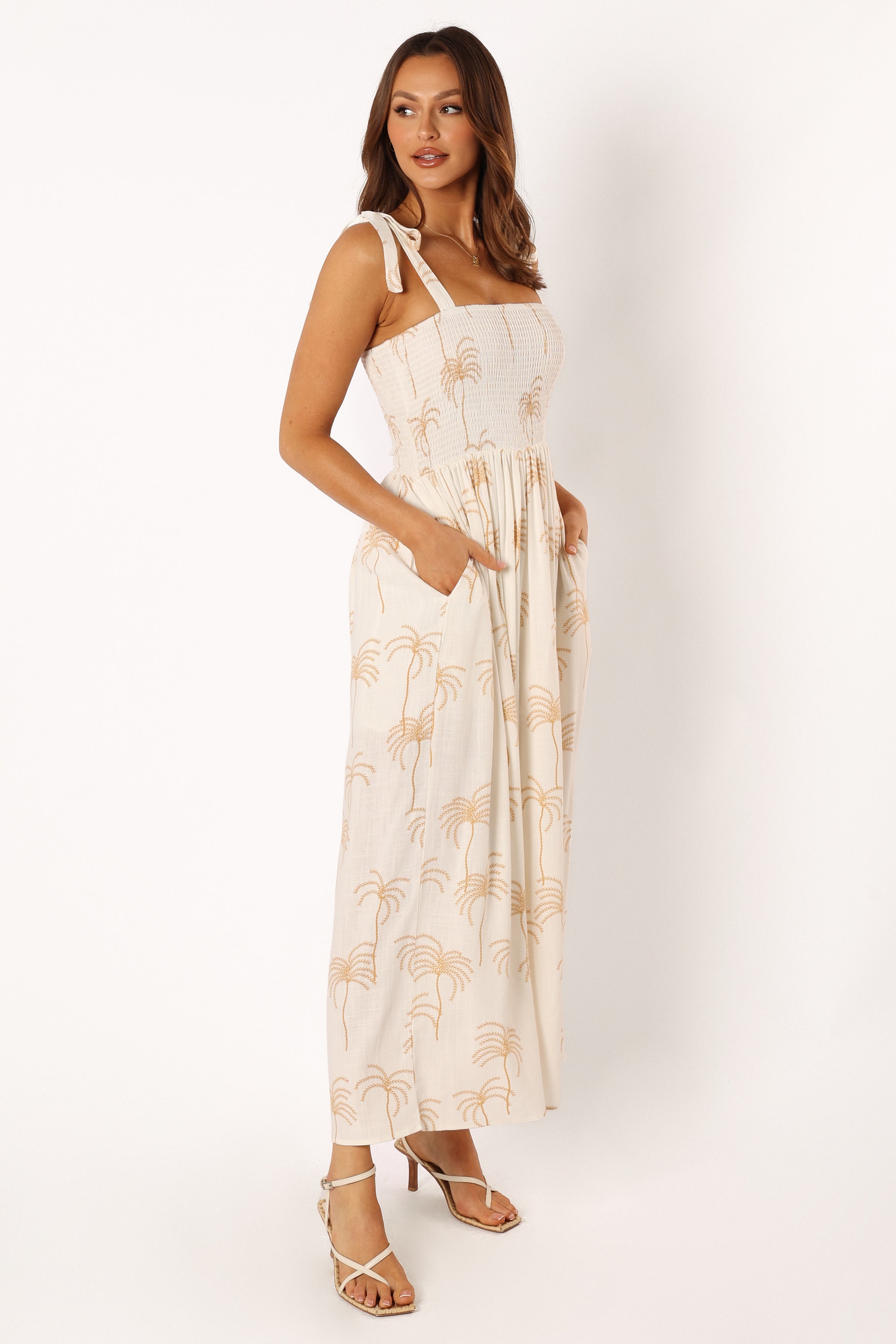 Ginelle Jumpsuit - White Print