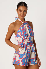 Noa Halter Romper - Flori Print