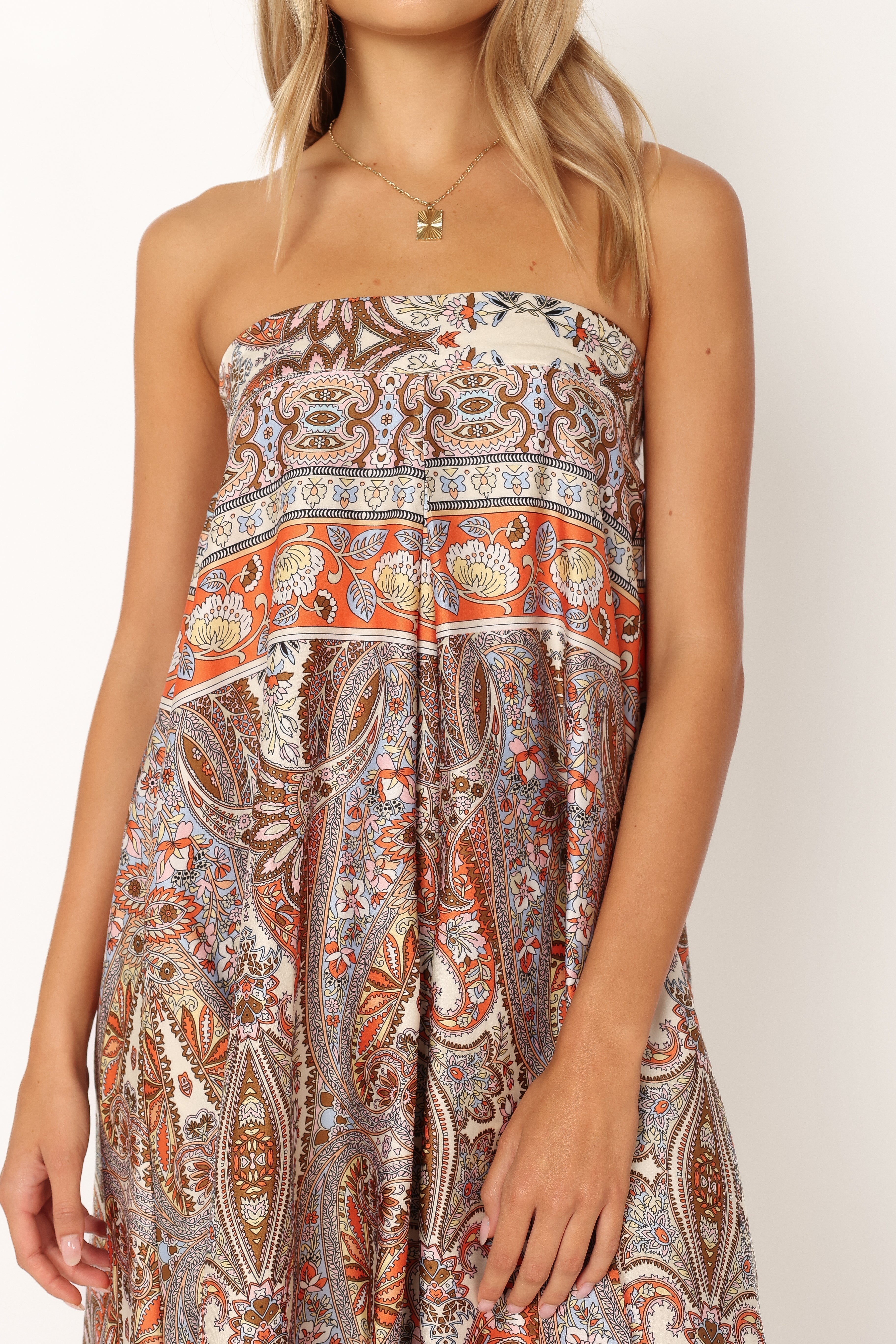 Sarah Strapless Jumpsuit - Multi