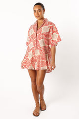 Sebastian Romper - Beige Red