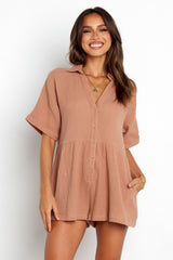 Winny Romper - Mocha