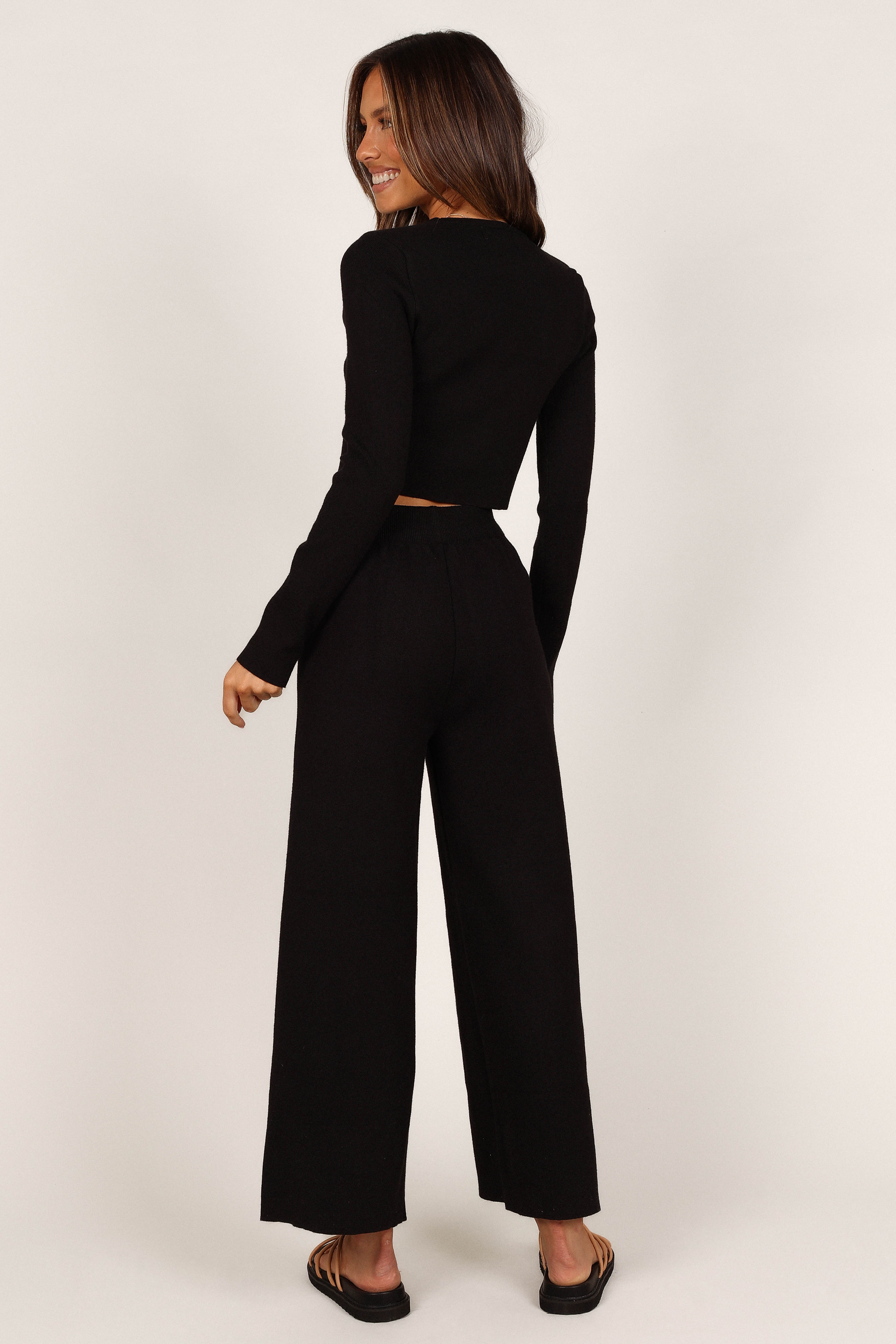 Ayers Long Sleeve Set - Black