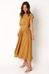 Bessie Two Piece Set - Mustard