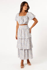 Breanna Two Piece Set - Dusty Blue