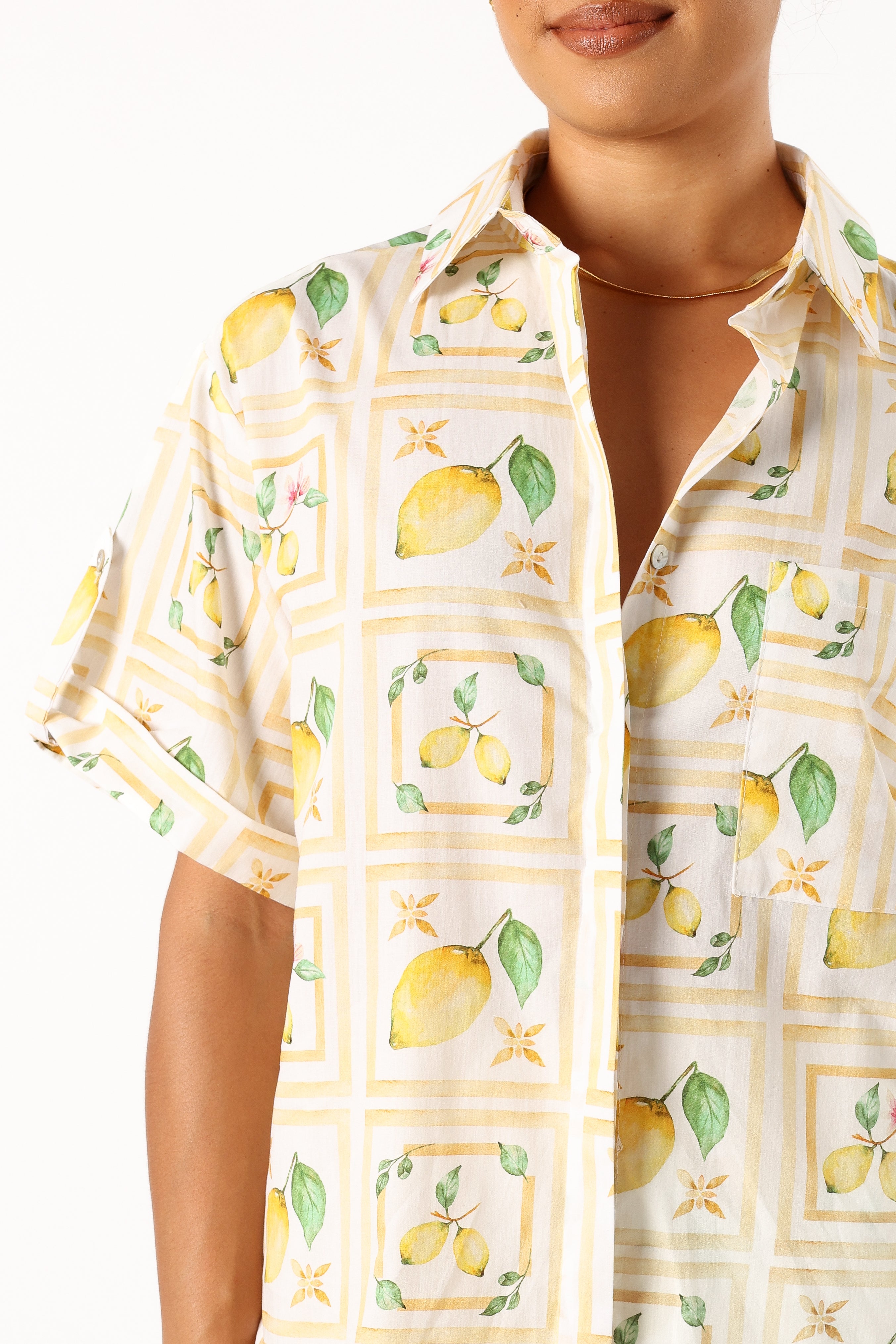 Domenica Short Set - Lemon Print