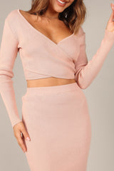 Gianna Knitted Set - Blush