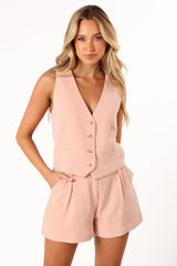 Jennifer Two Piece Set - Dusty Pink