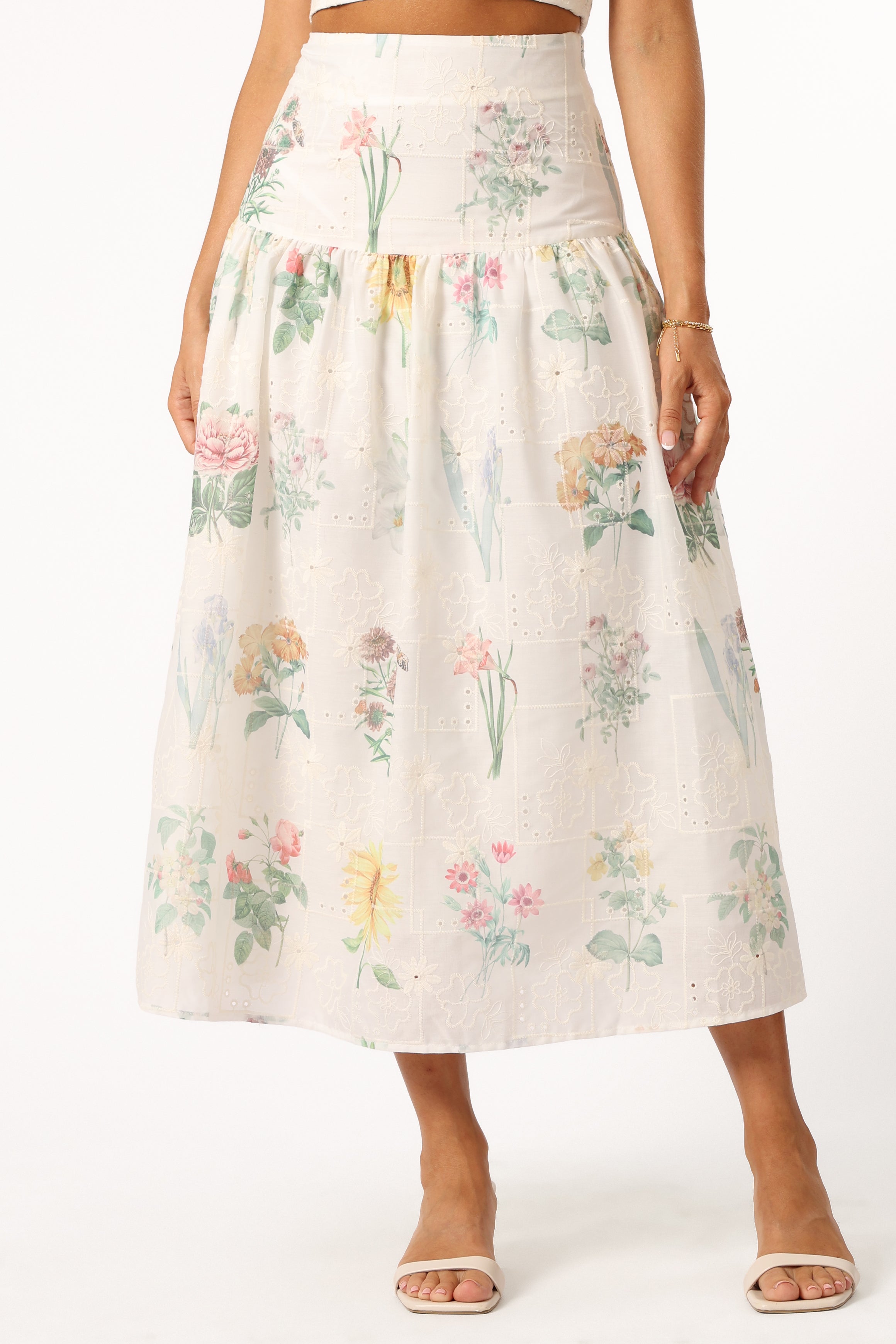 Kara Two Piece Set - White Floral