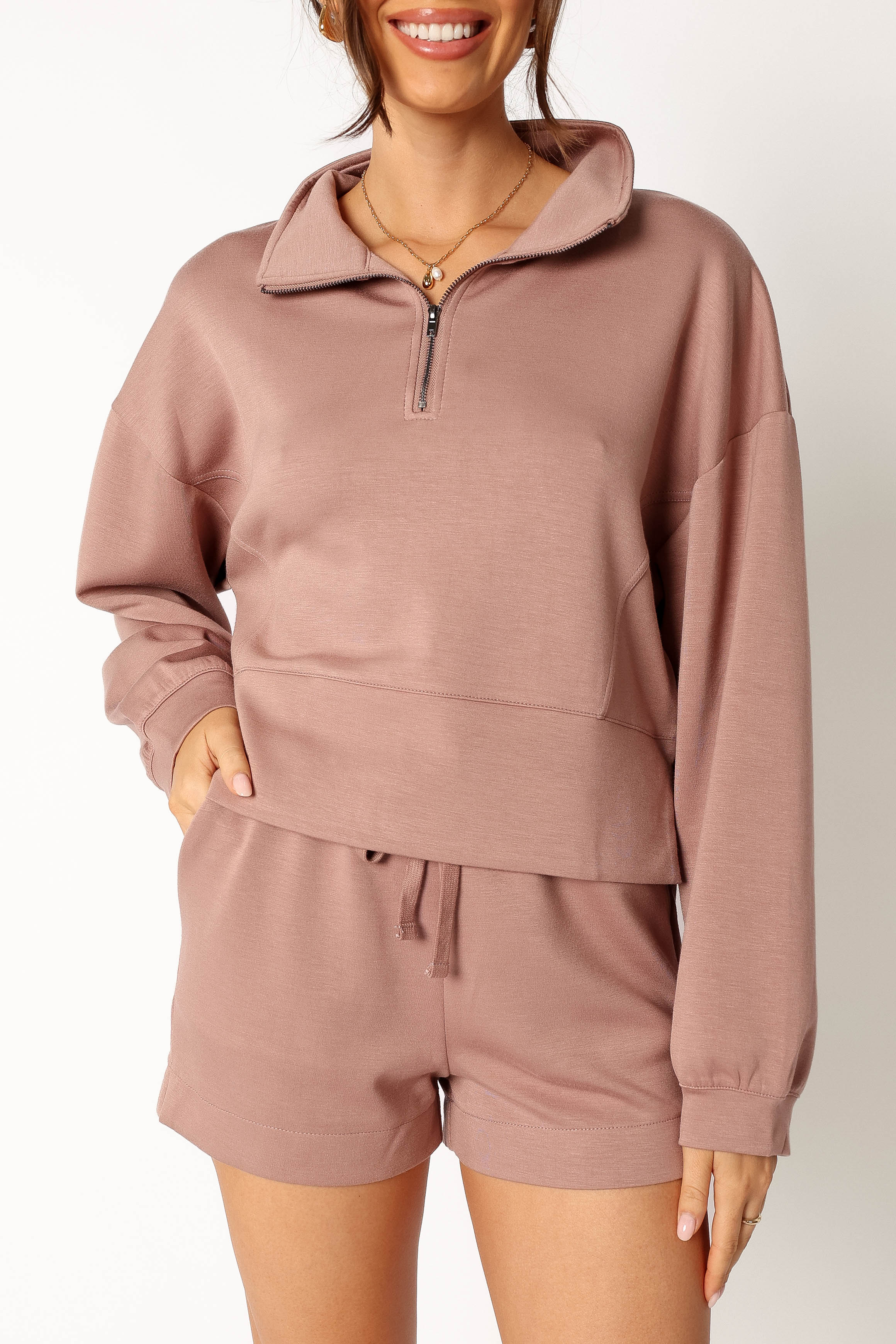 Paula Oversized Sweat Set - Mocha