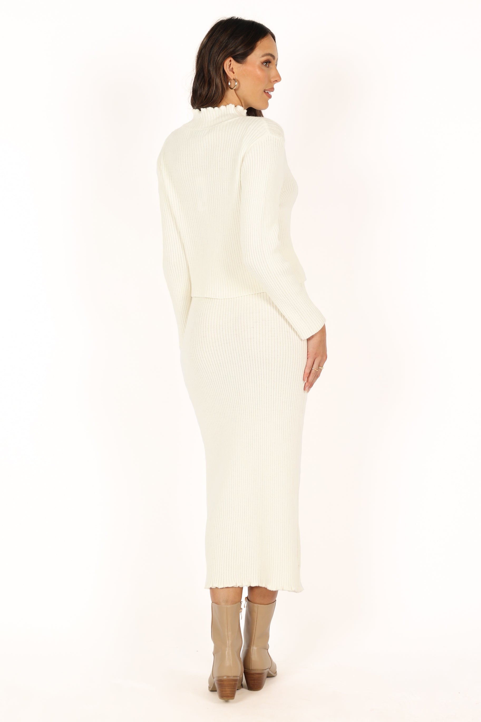 Payton Knitted Set - White