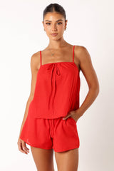 Robinson Short Set - Red