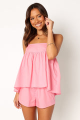 Serina Short Set - Pink
